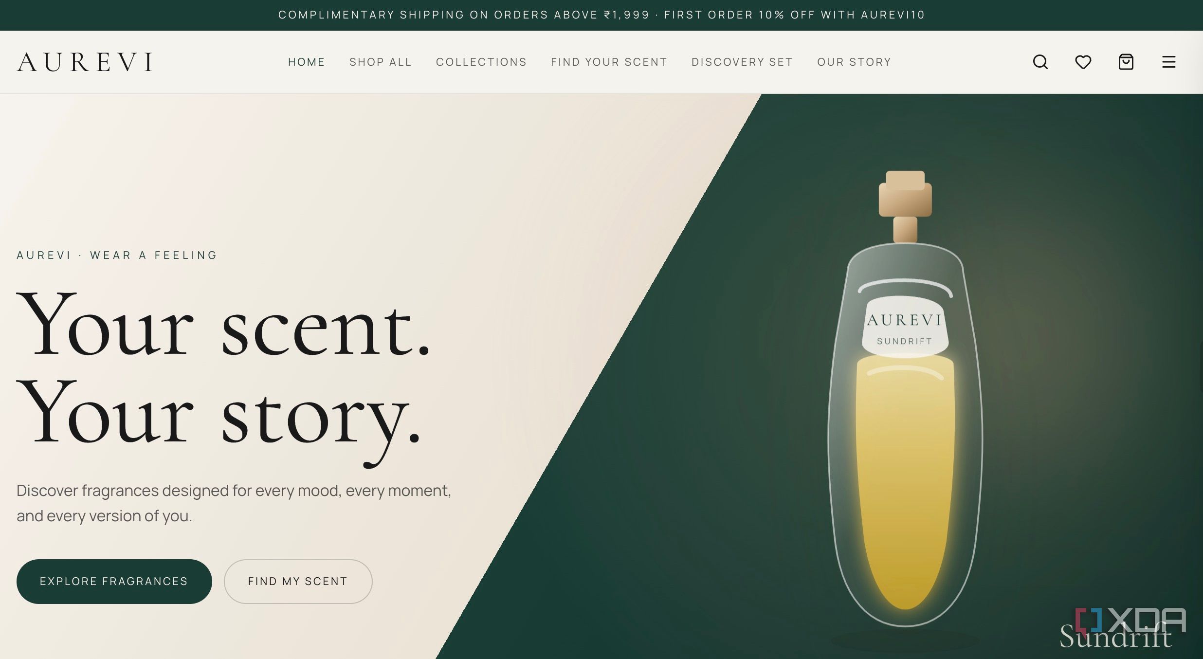 Cursor designing a homepage