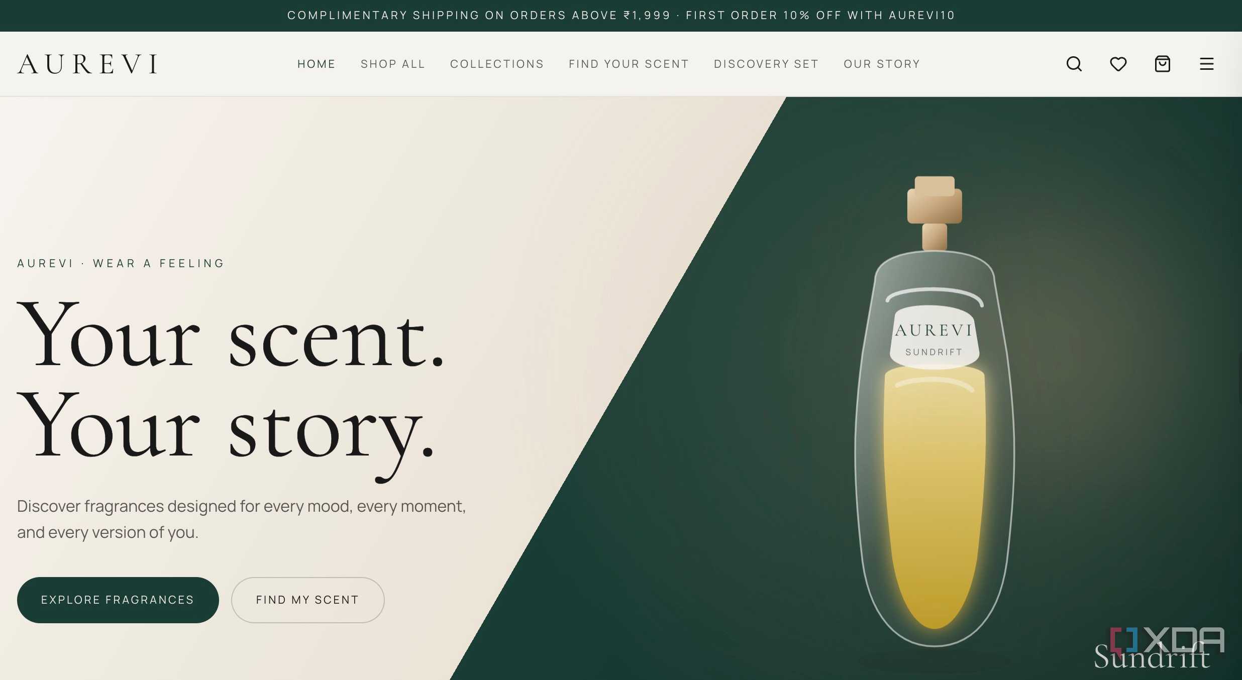 Cursor designing a homepage