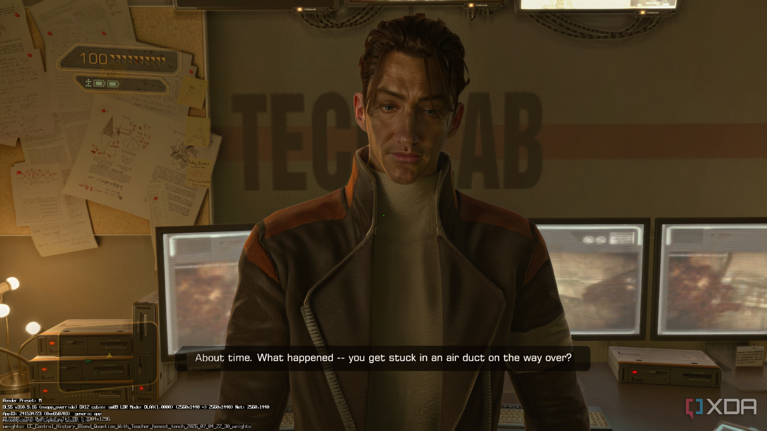 DLSS 5 comparison on Deus Ex Human Revolution.