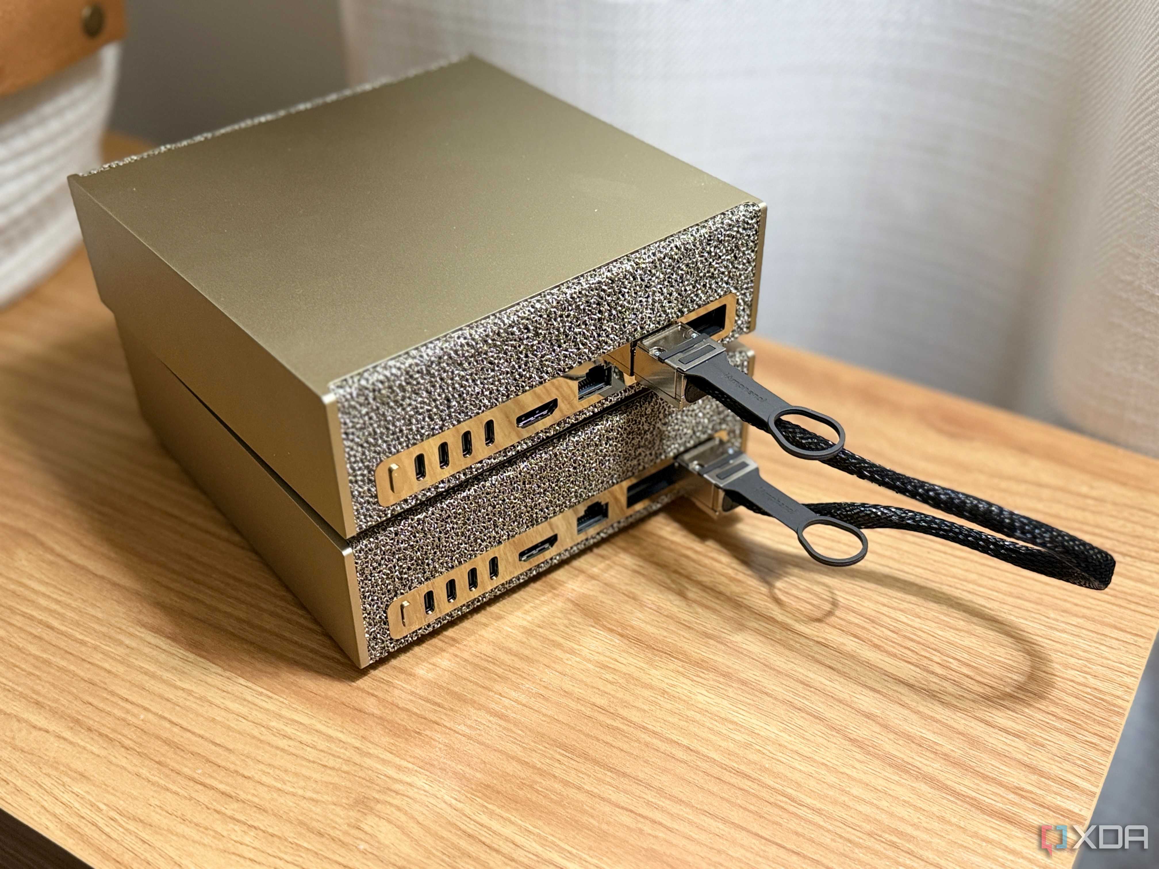 dual dgx spark rear