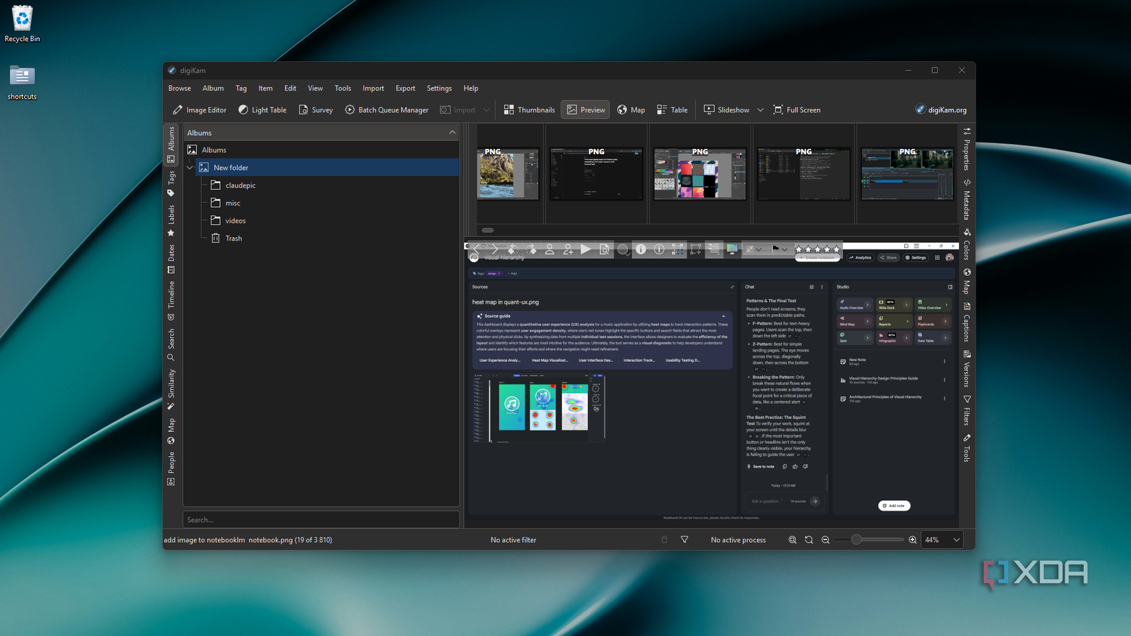 editing and viewing images in digikam