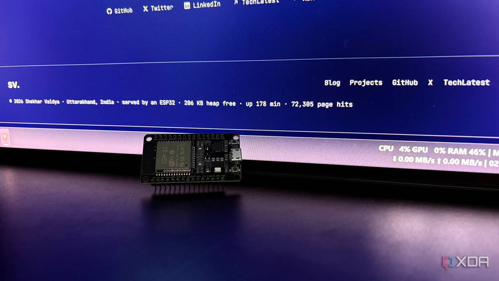 Ich hoste eine echte Website auf einem 5-Dollar-ESP32, und er bewältigt ...