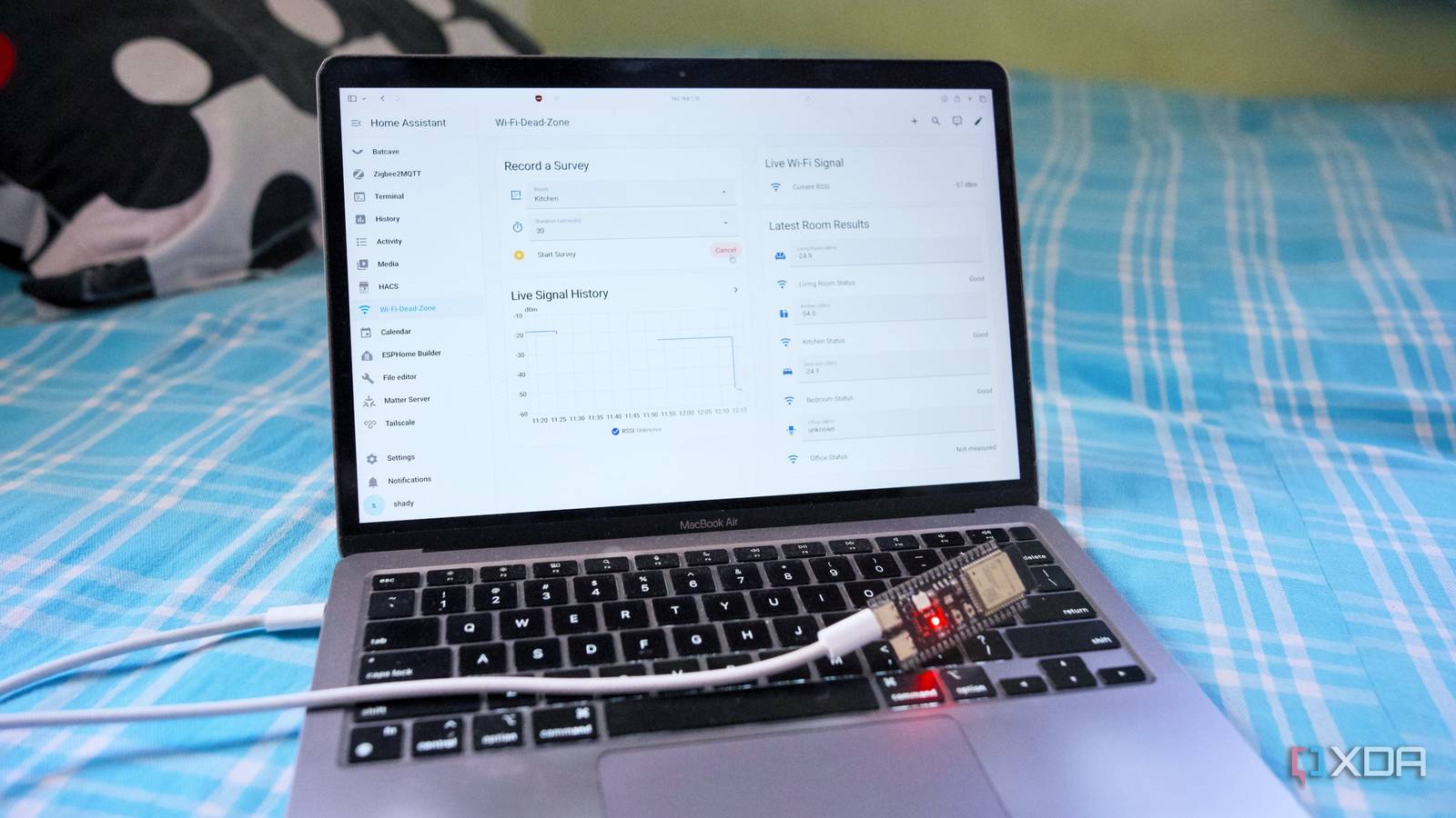 I used an ESP32 to map my Wi-Fi dead zones instead of walking around with ...