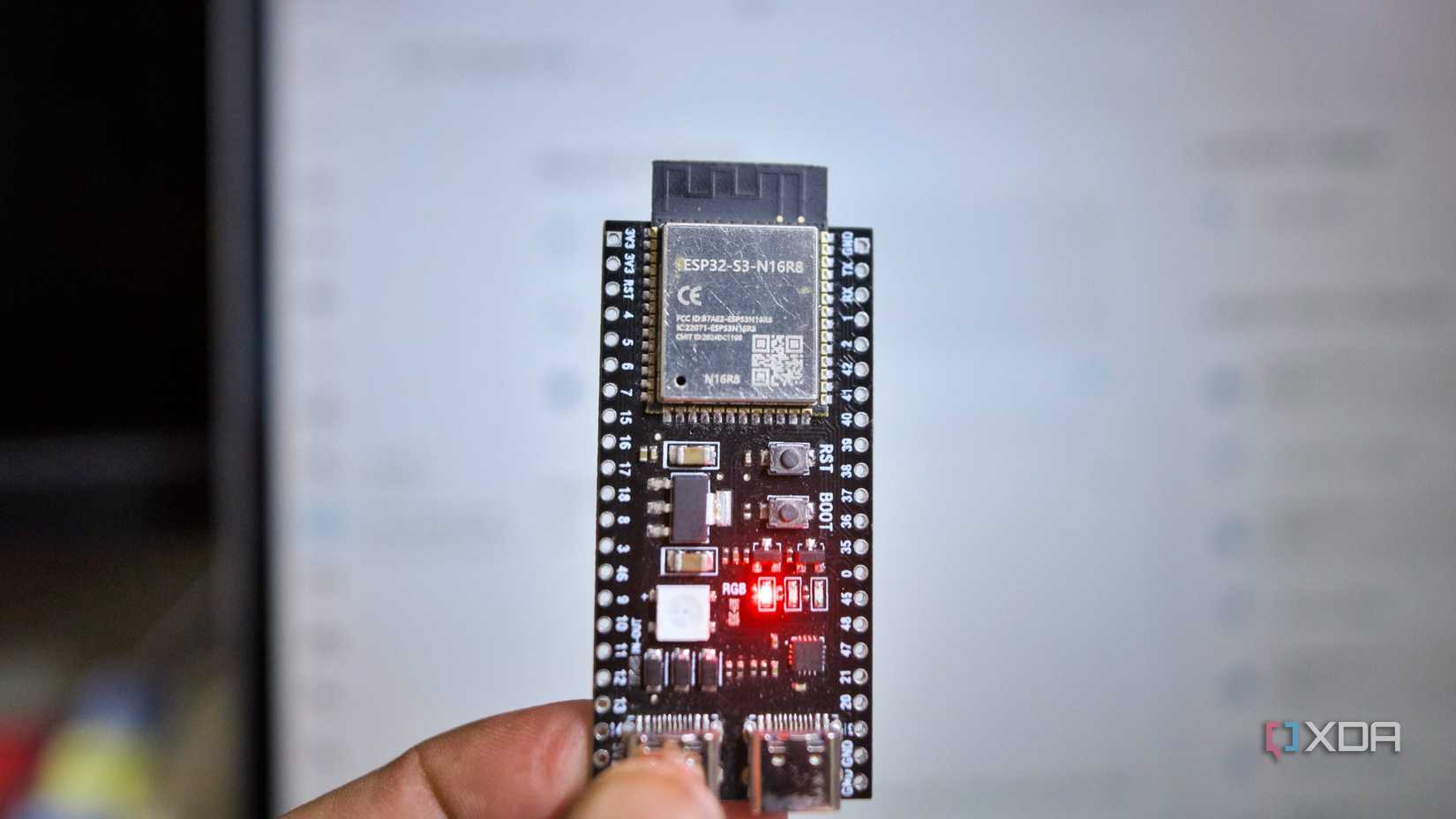 ESP32-S3 running Wi-Fi dead zone finder YAML