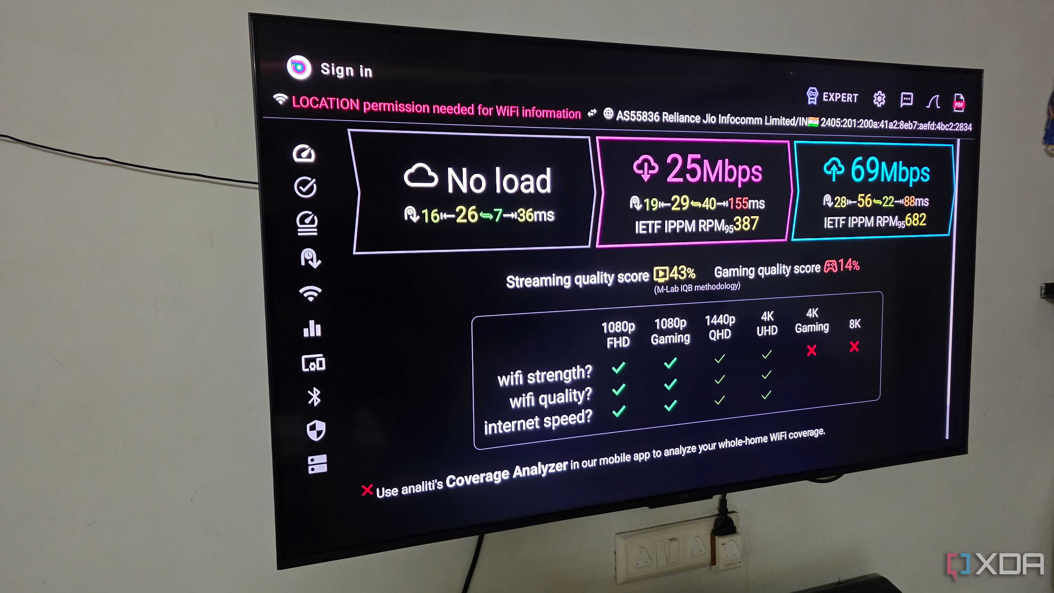 analiti app on Android TV