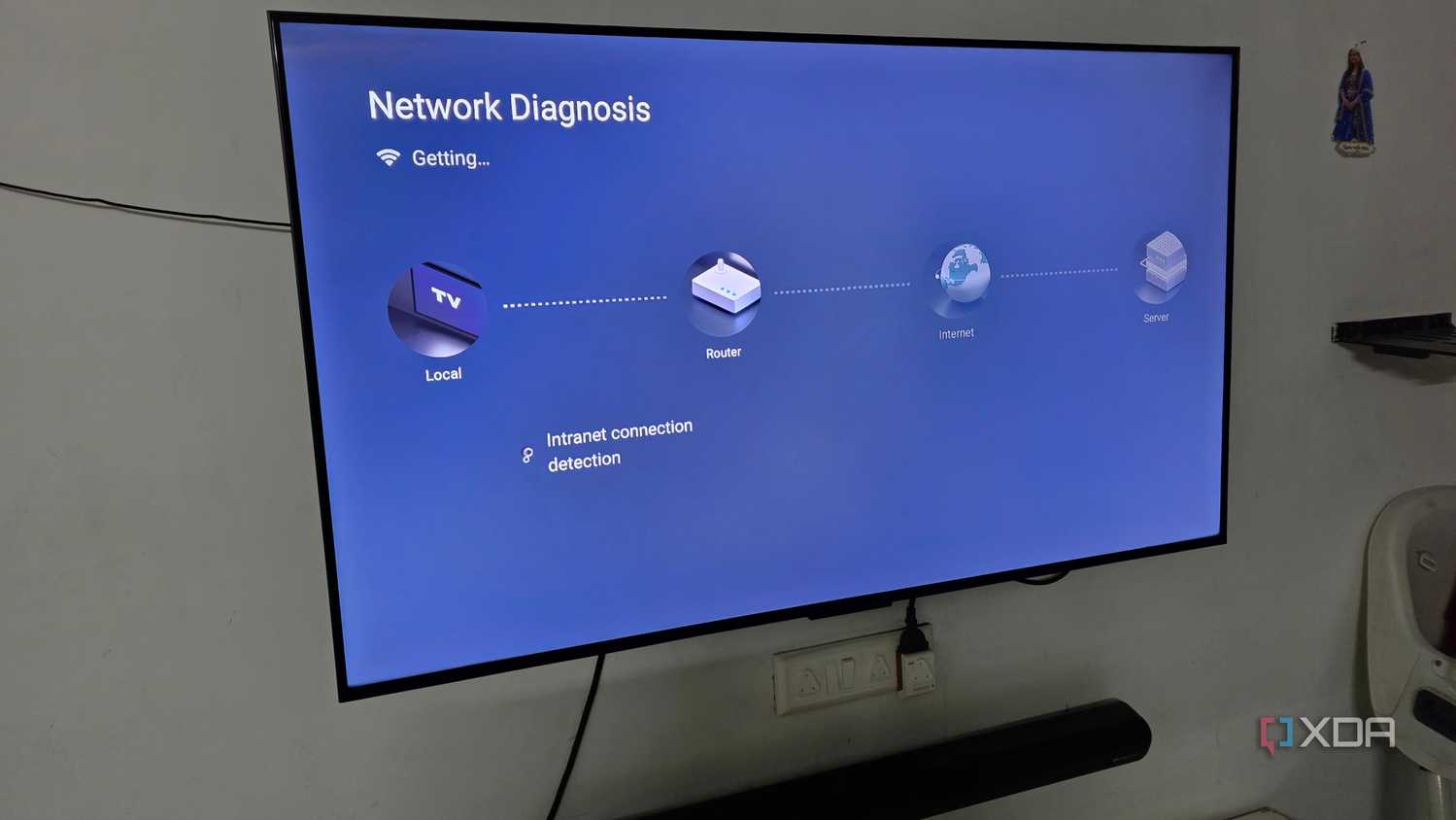 check network connection on Google TV