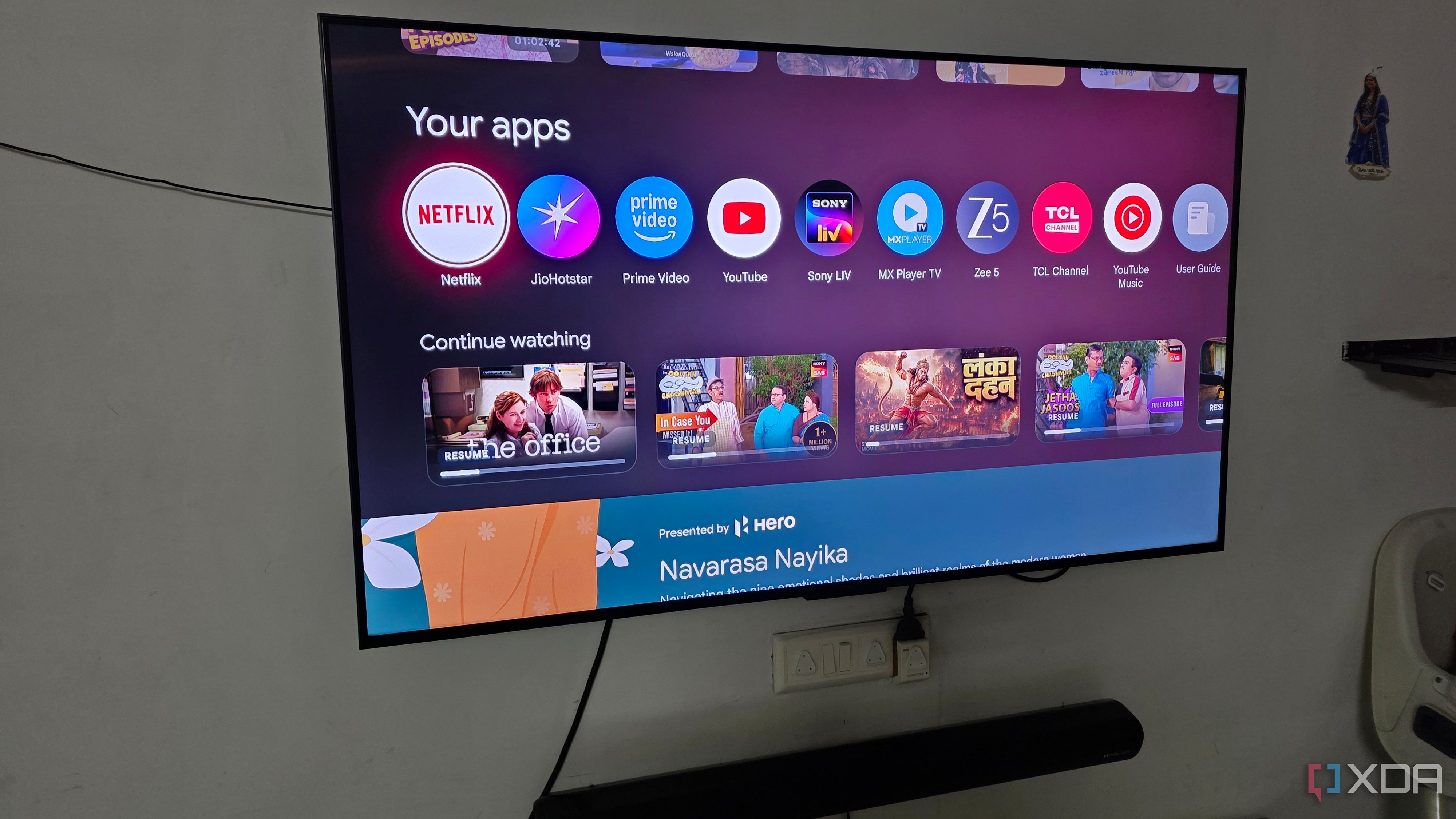 Google TV home