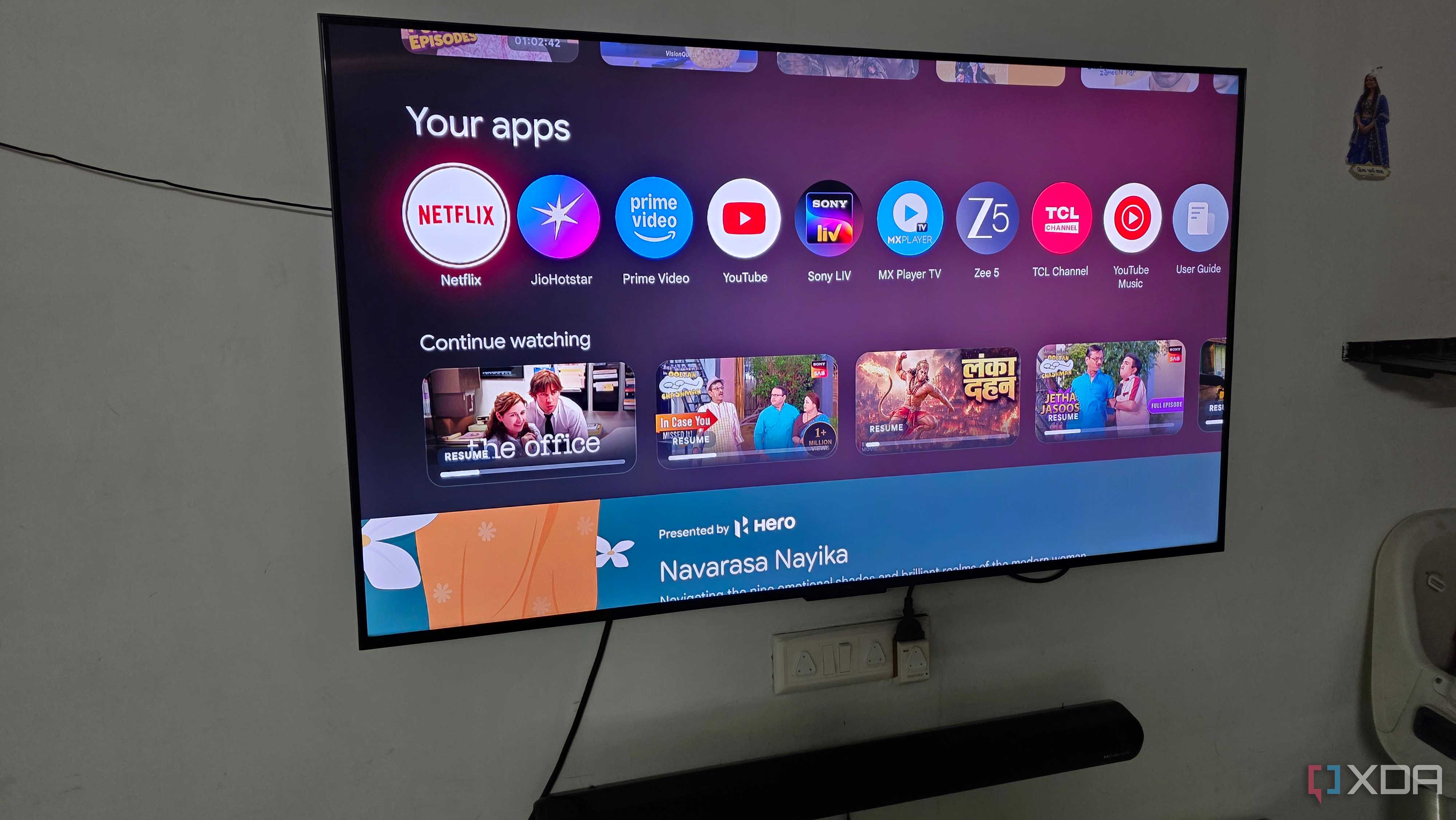 Google TV home