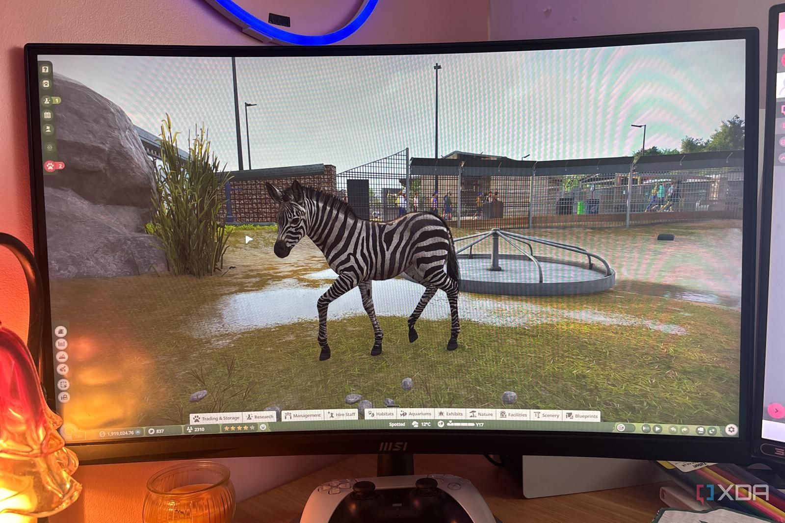 planet zoo 2 on monitor screen