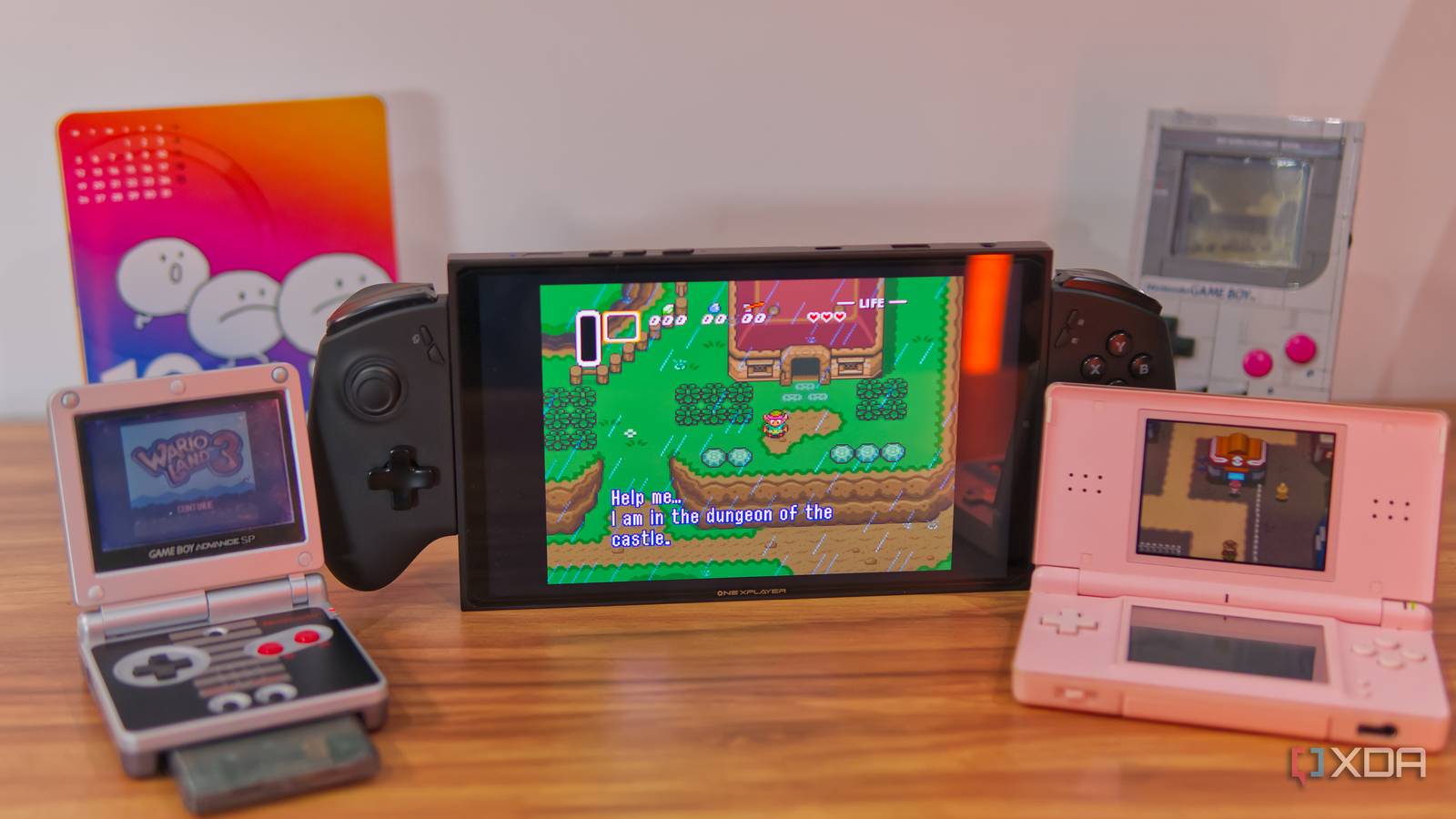 I played the same games on an emulator and the original console ...