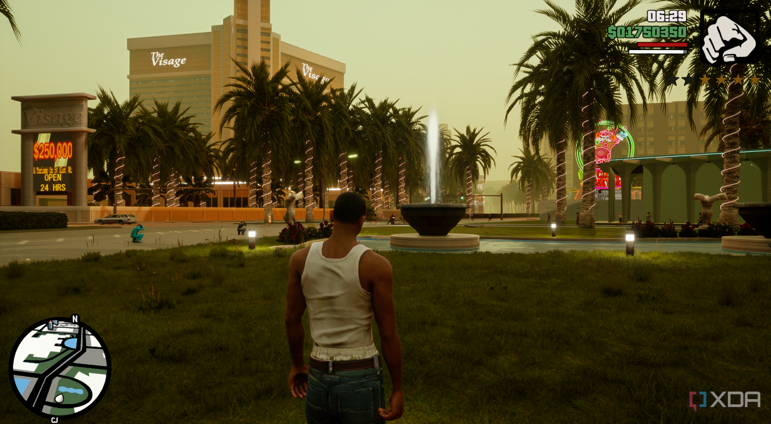 Demonstrating neural rendering in GTA San Andreas Definitive Edition.
