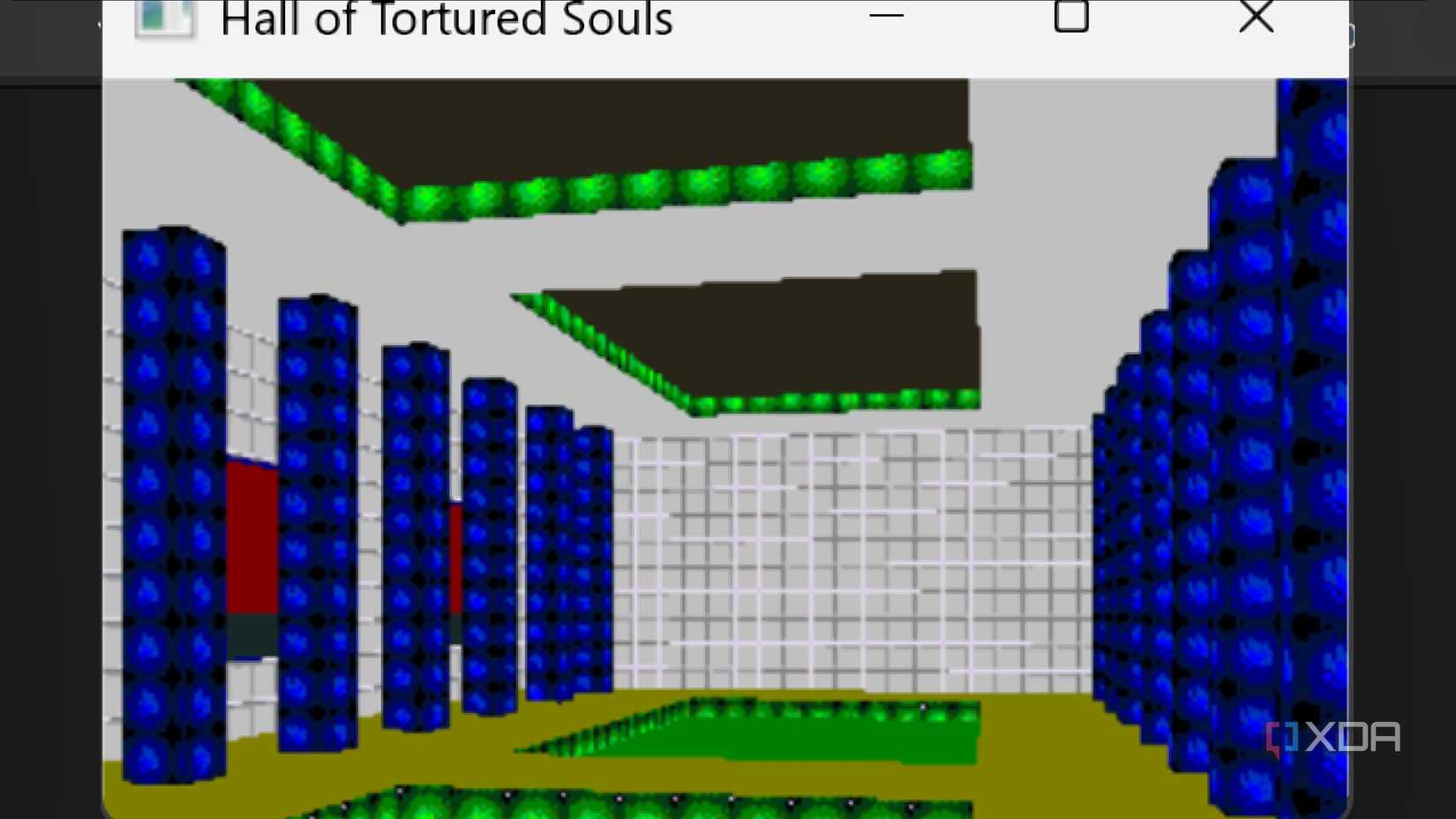 Hall of Tortured Souls in Excel 95.
