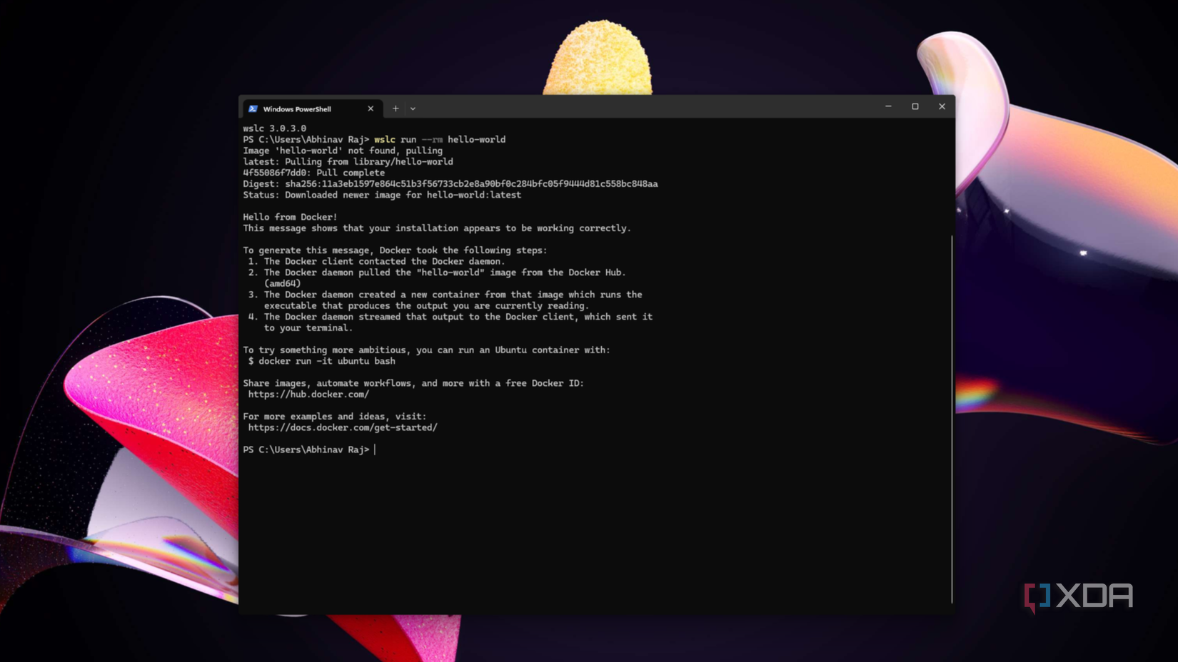 My Windows 11 PC can run containers without Docker Desktop, and the entire setup took one command