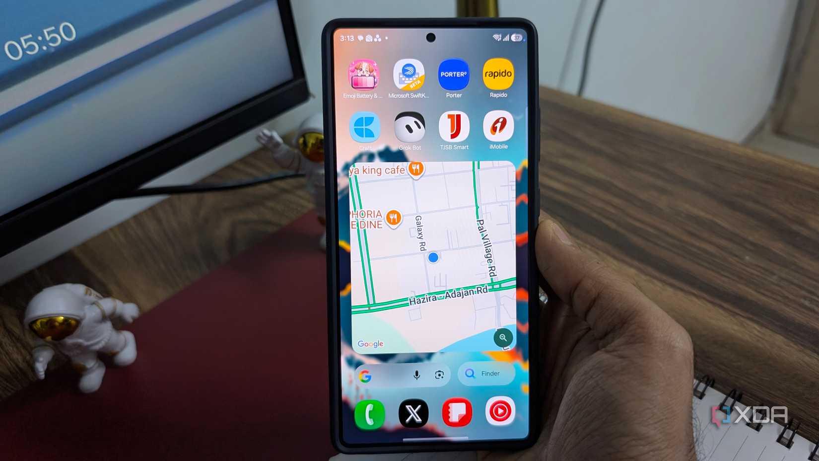 Google Maps live widget