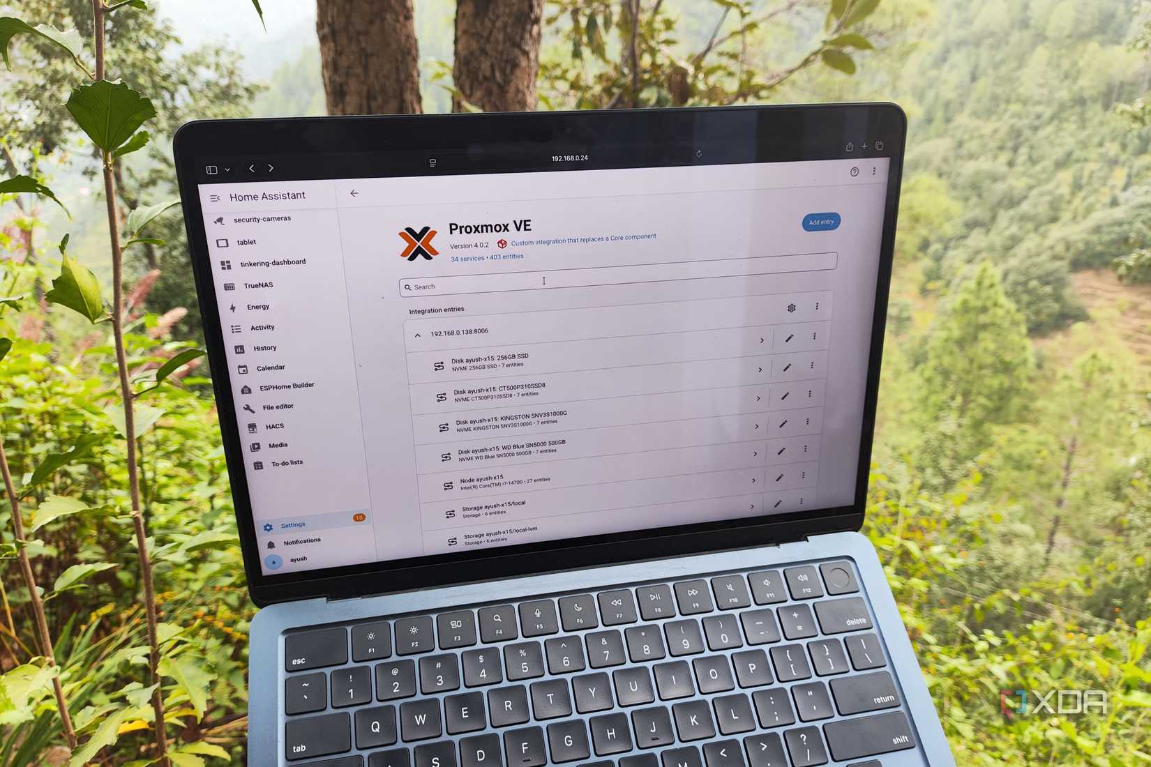 The Proxmox VE integration on Home Assistant