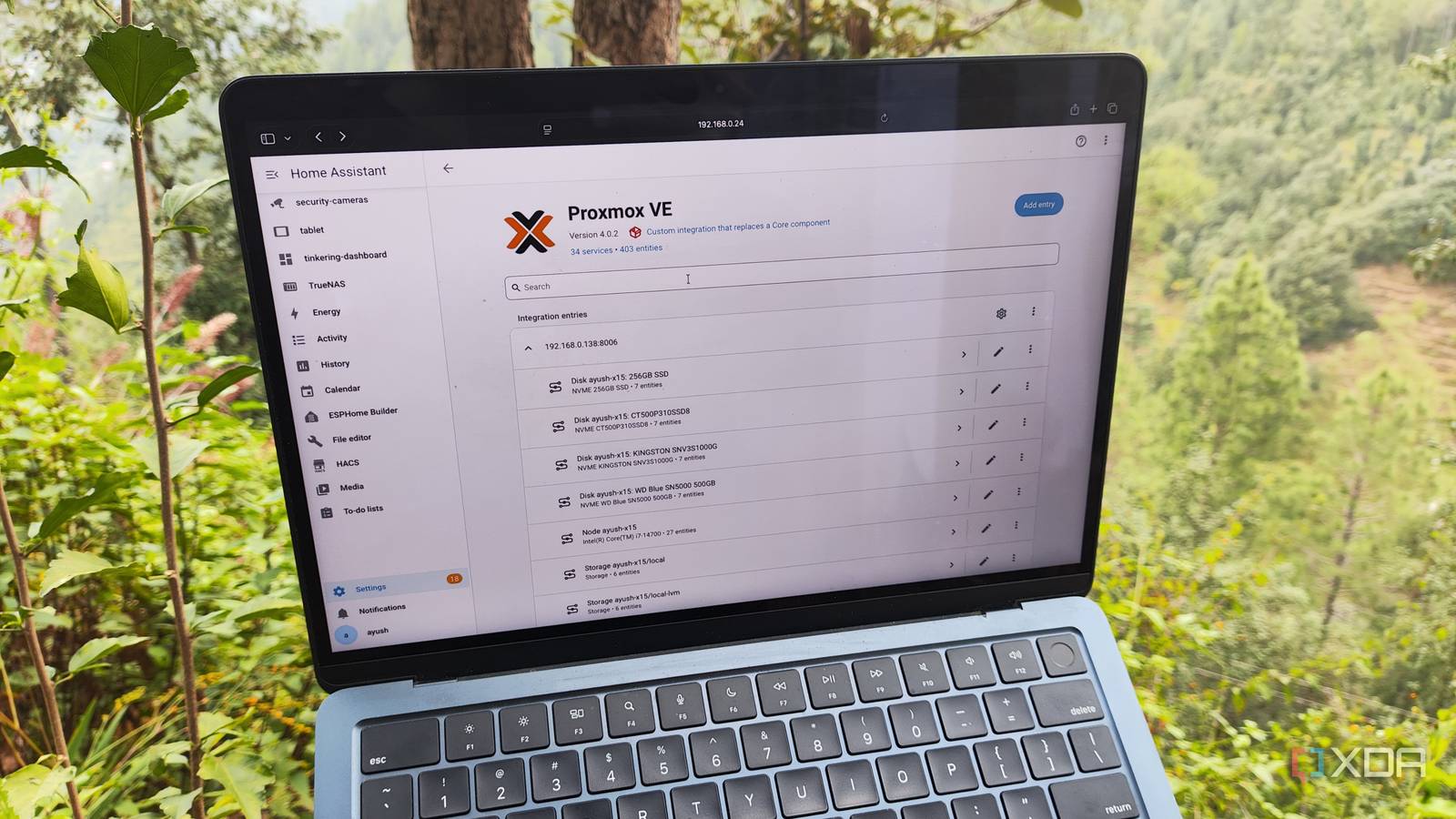 I integrated Proxmox with Home Assistant, and my home lab manages itself ...