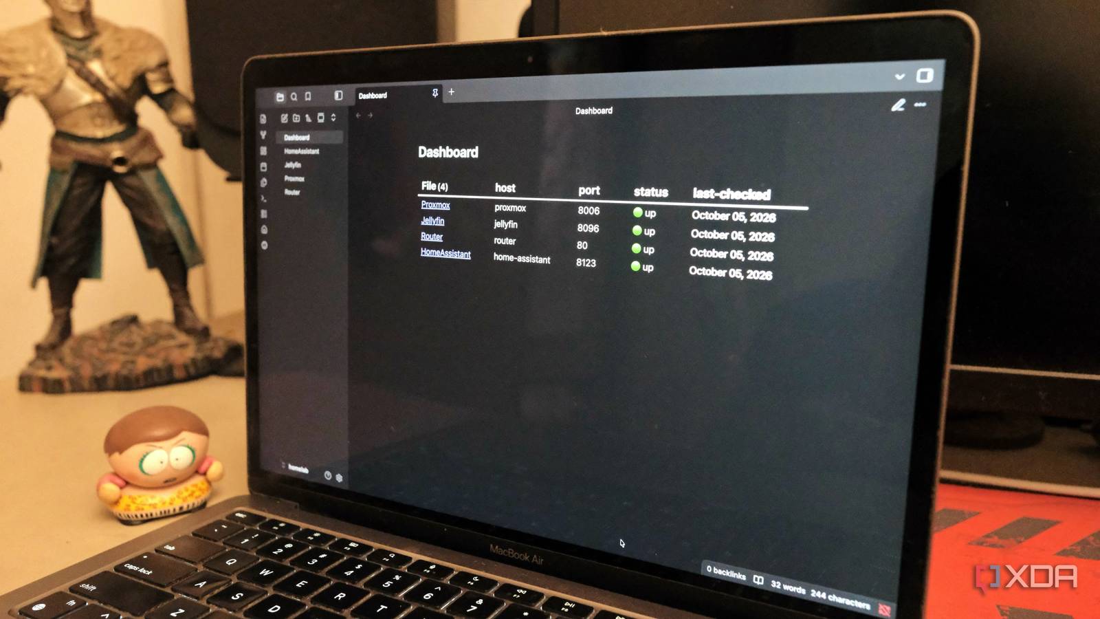 Comment j'ai transformé Obsidian en tableau de bord pour mon home lab