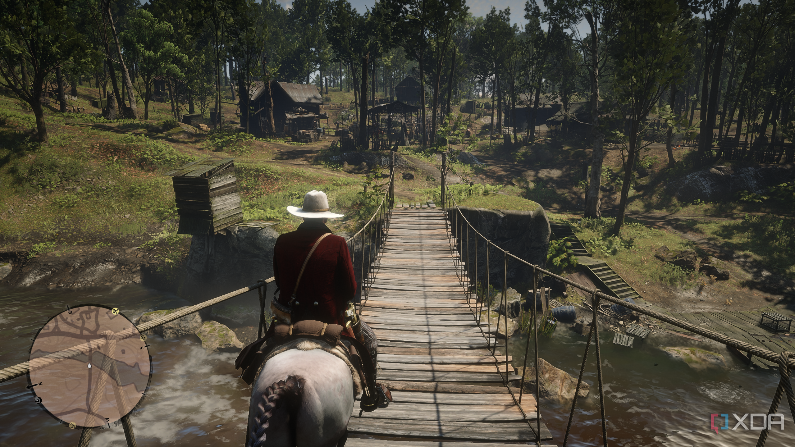 A gameplay screenshot from Red Dead Redemption 2.