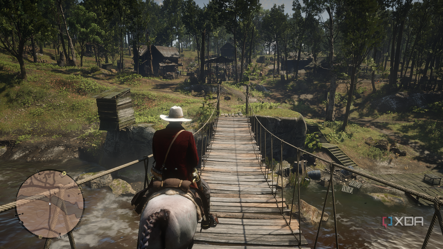Физика передвижения и анимация Артур Морган верхом на лошади в Red Dead Redemption 2