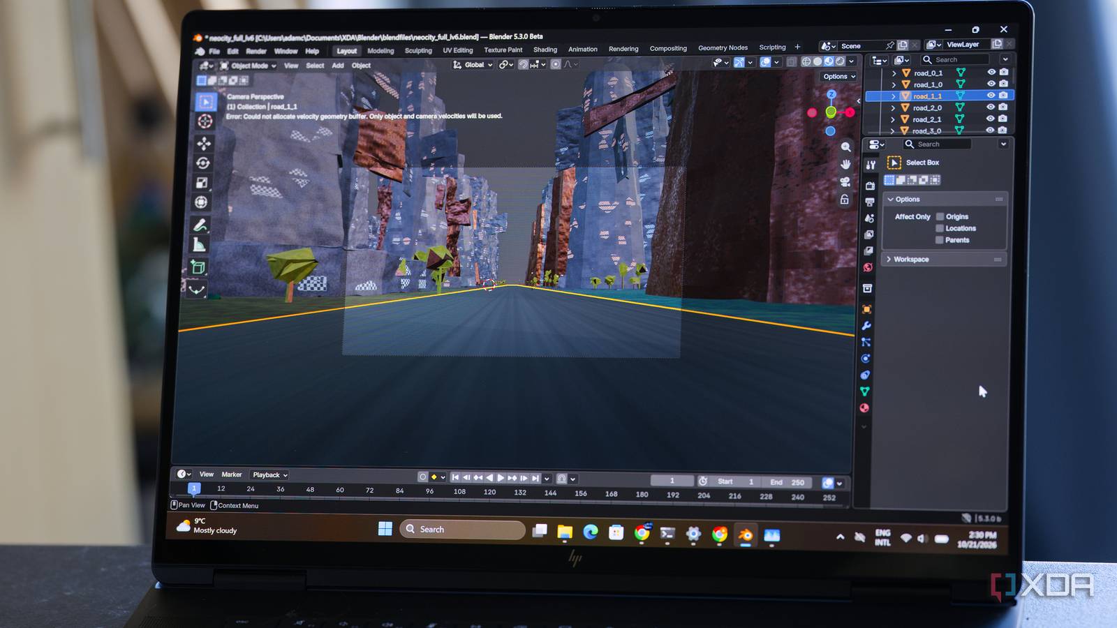 Mein RTX Spark Laptop renderte eine Blender-Szene, die zu groß für eine ...