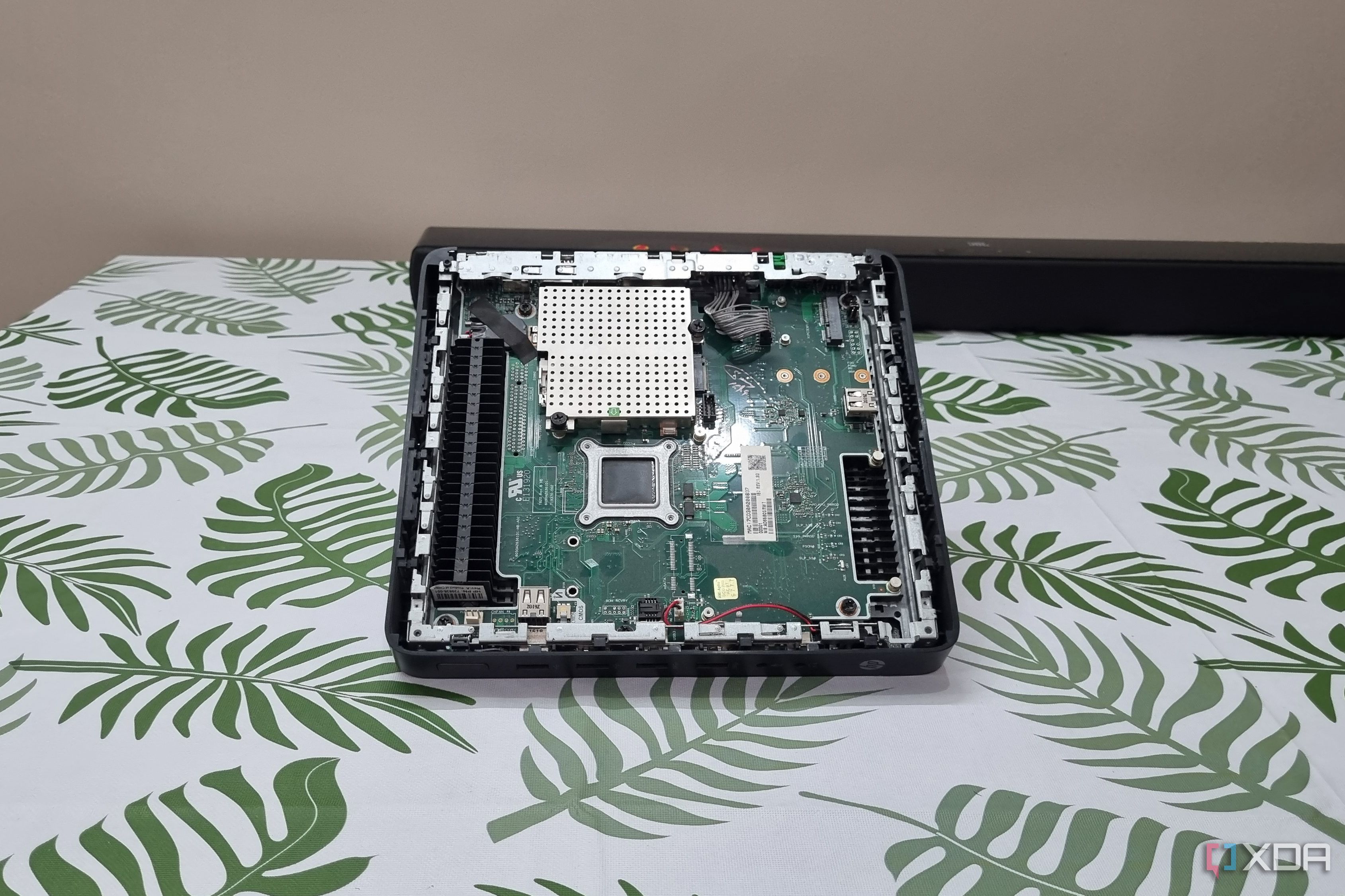 photo of hp t620 open