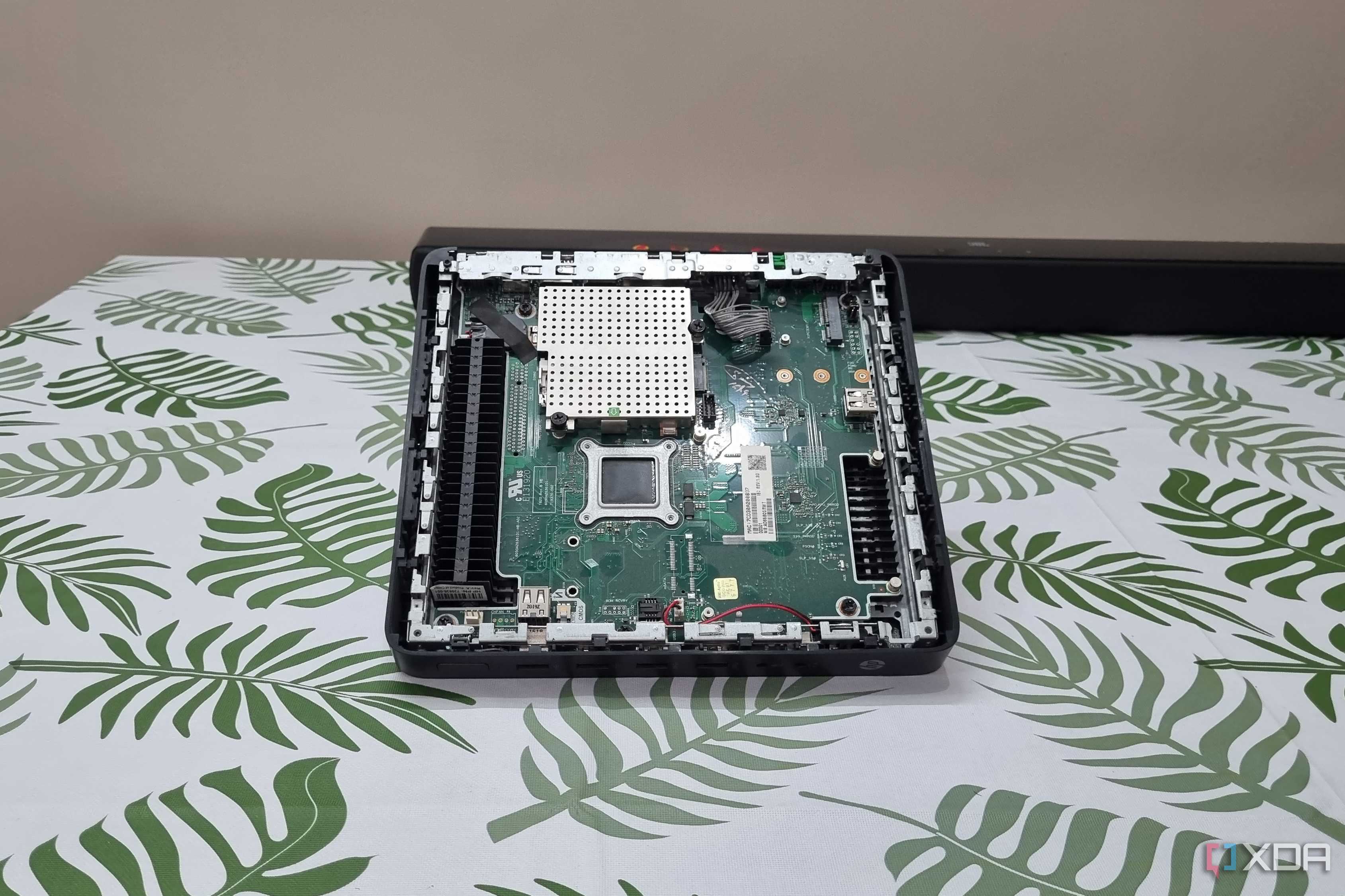 photo of hp t620 open