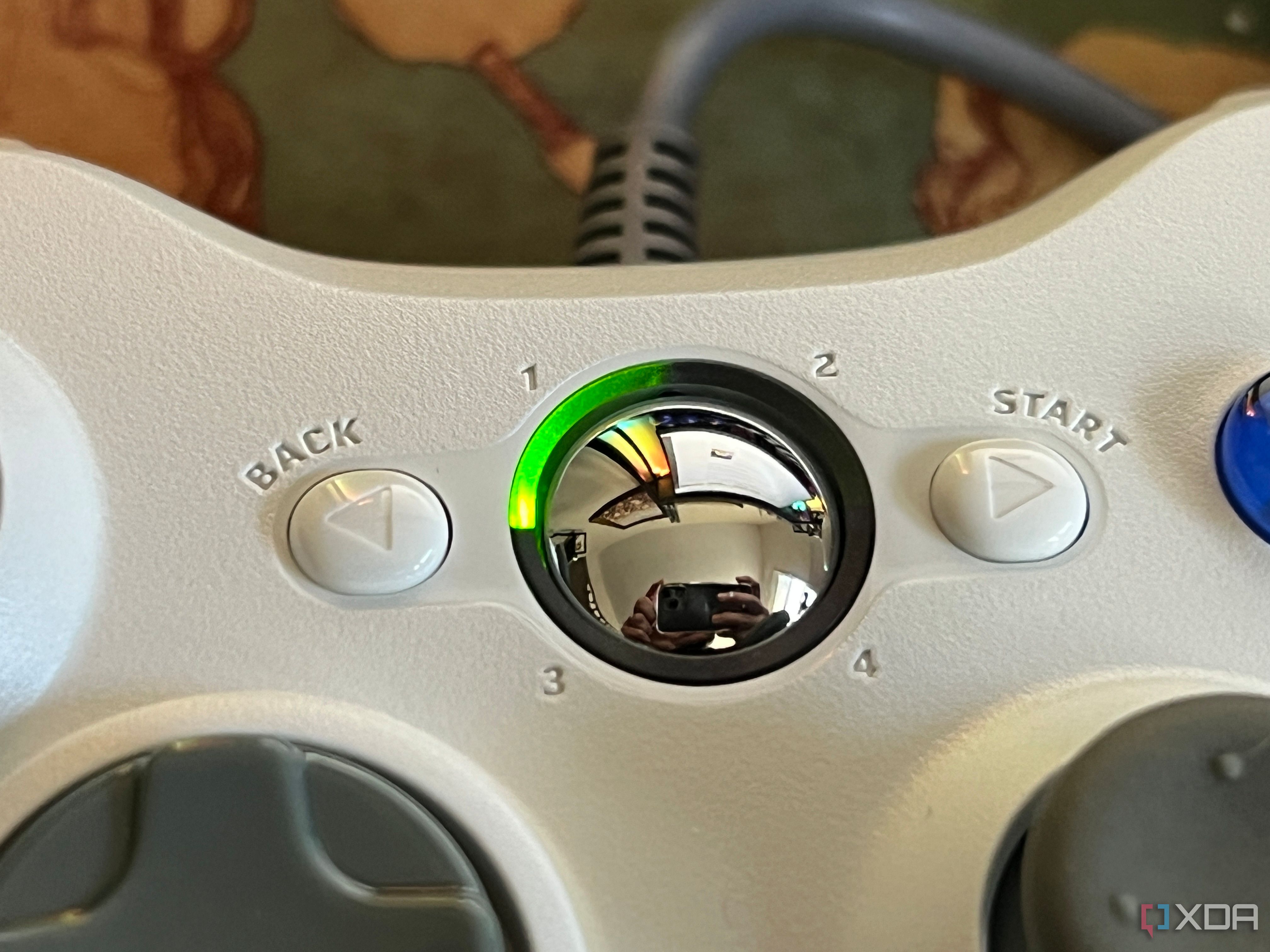 Xbox 360 Controller start/back buttons
