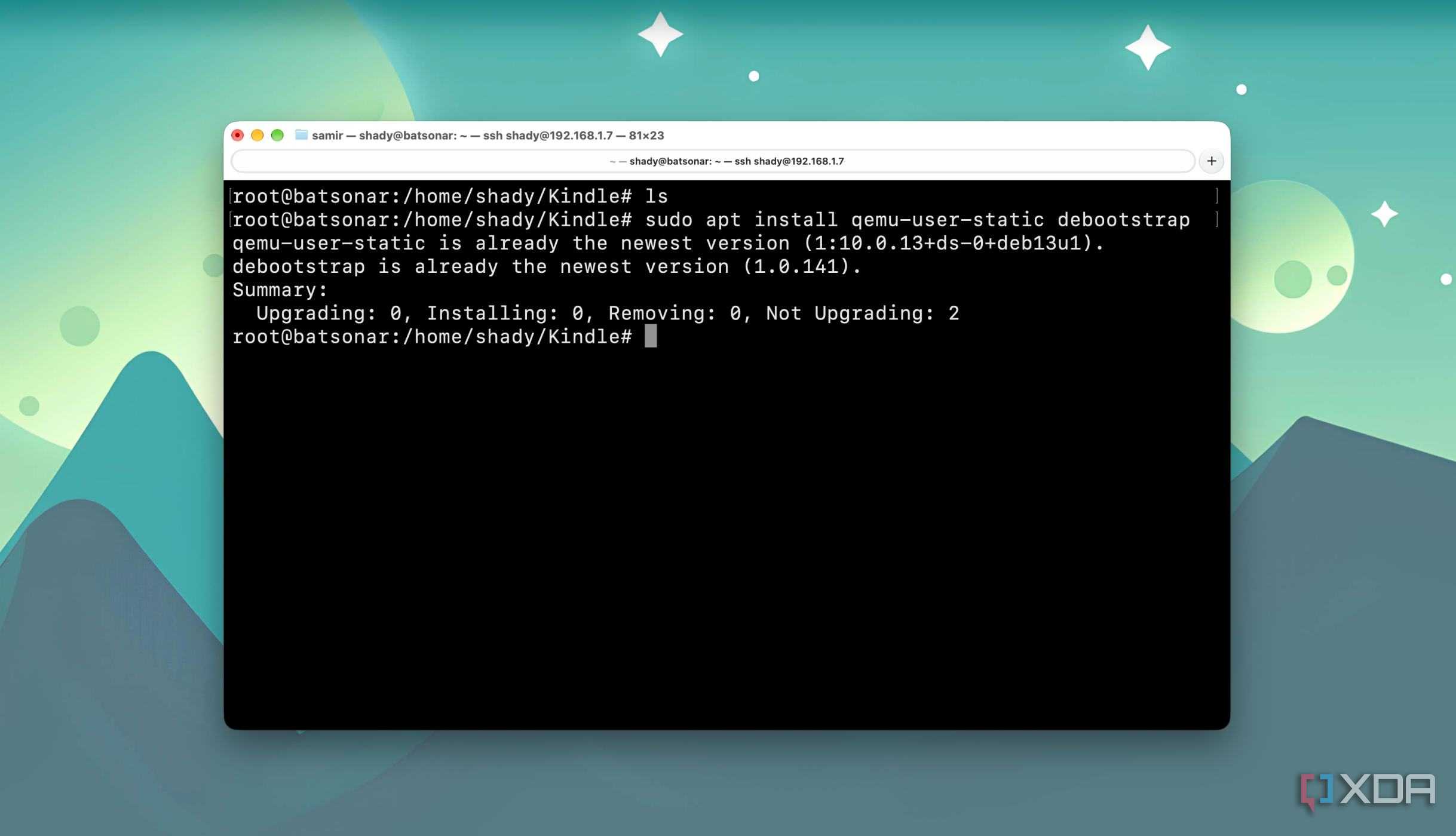 Installing debian dependencies