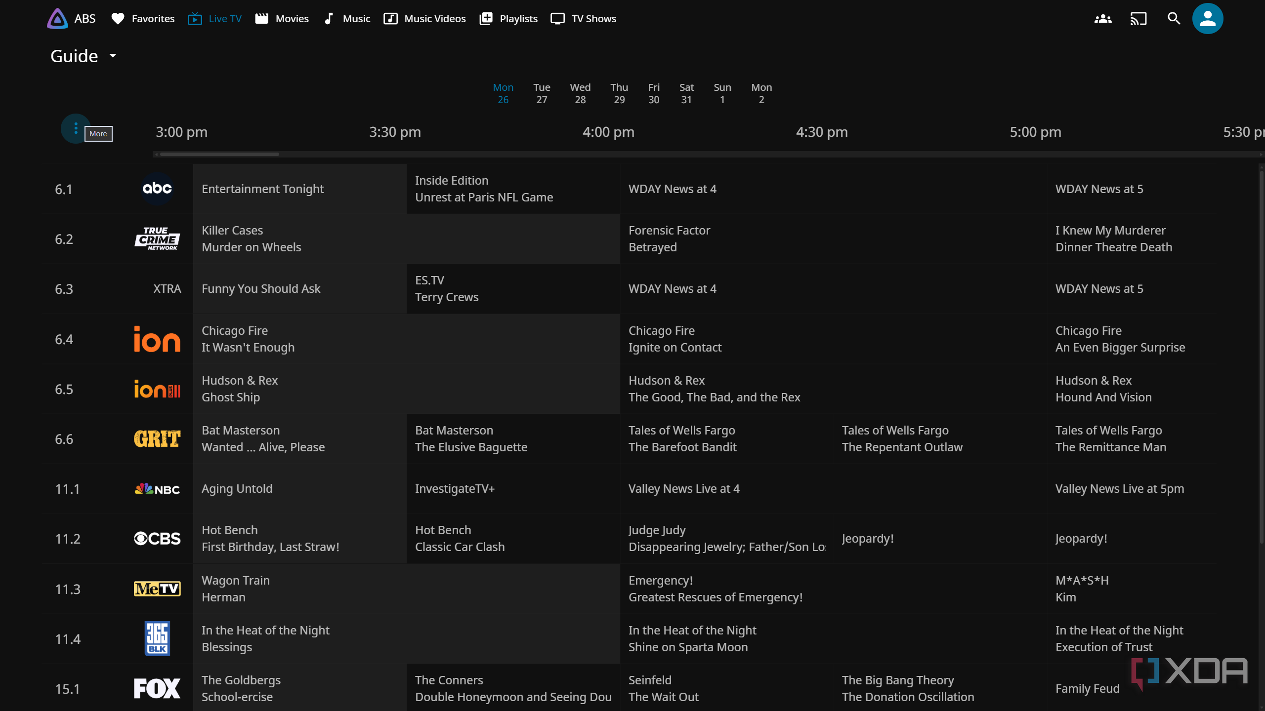 I gave my cheap TV tuner a real channel guide in Jellyfin, and now it ...