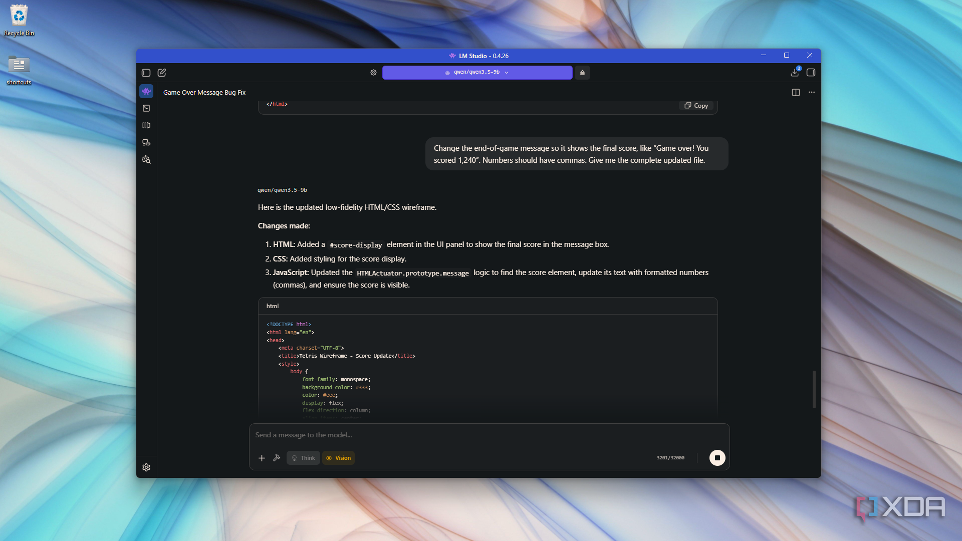 just adding score commas update in LM Studio