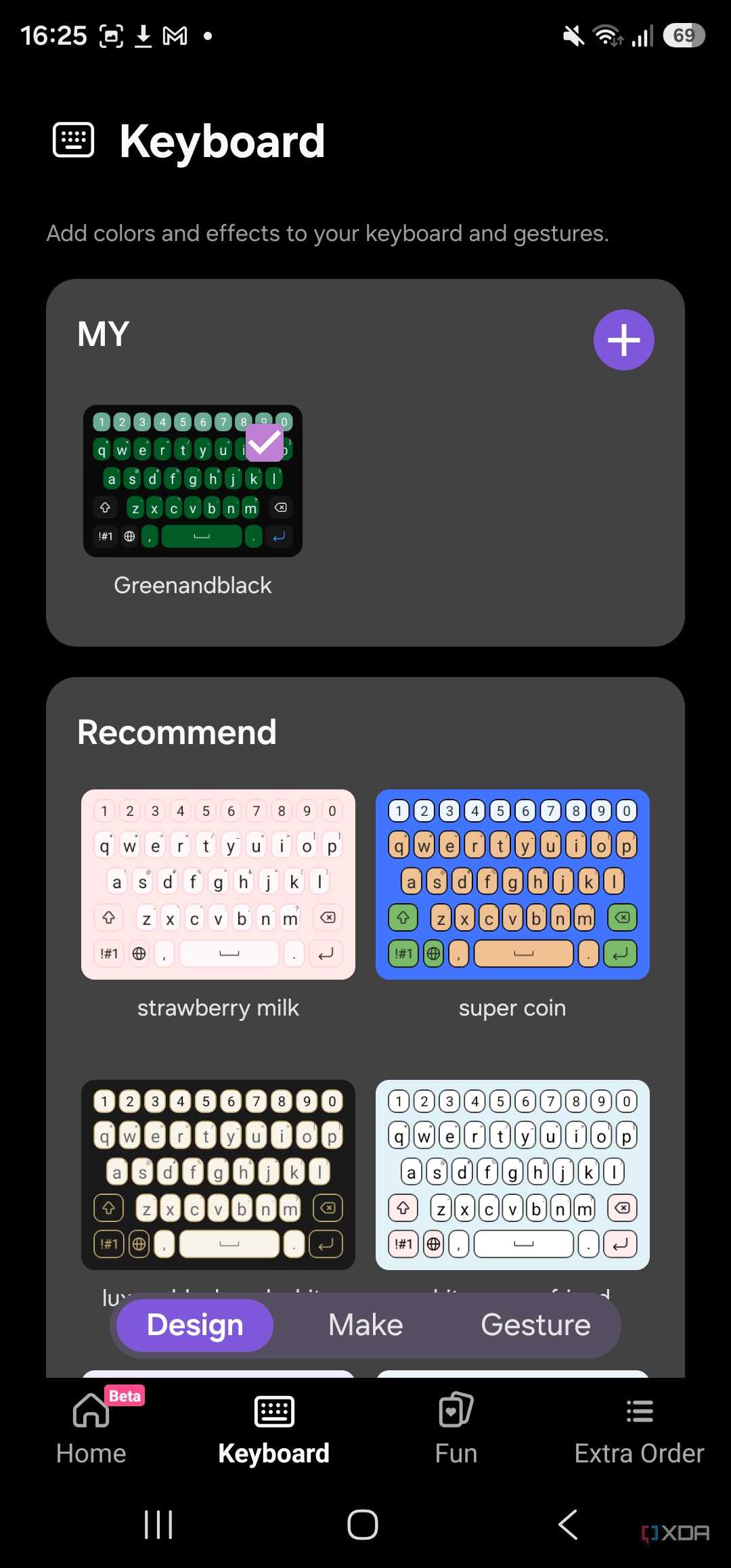 keyboard designs in keys cafe