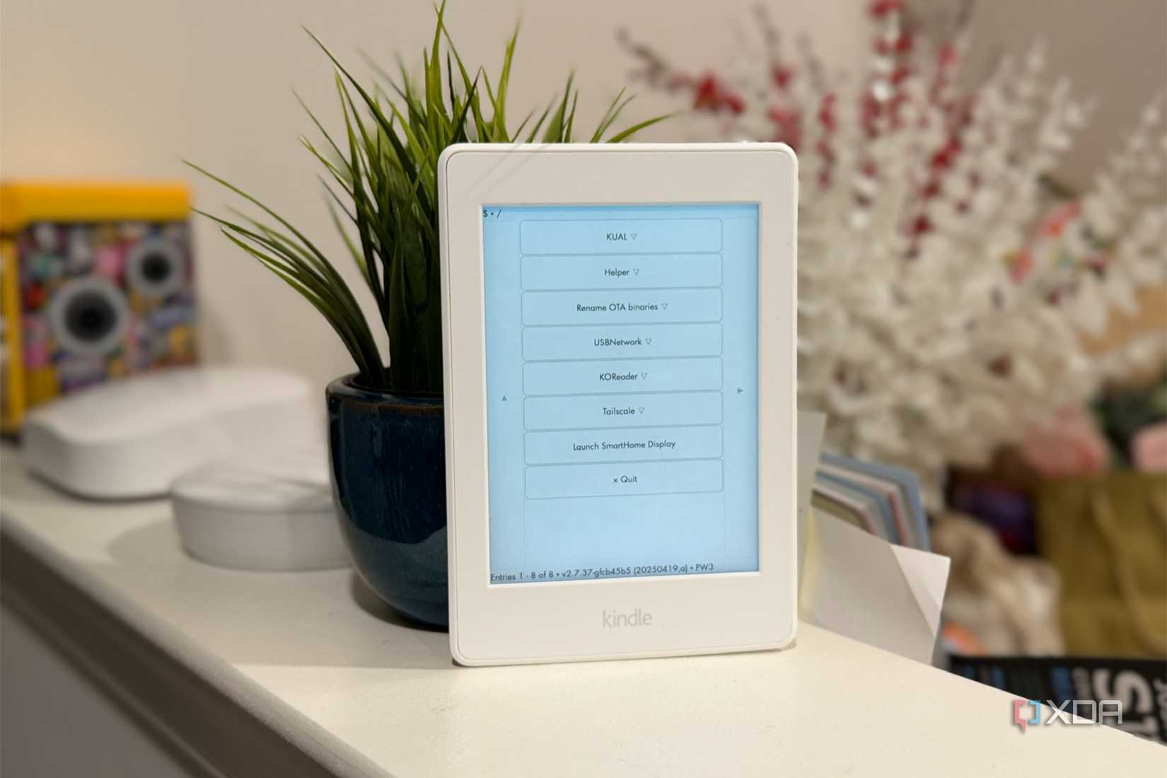 Kindle Paperwhite 3 с установленным KUAL