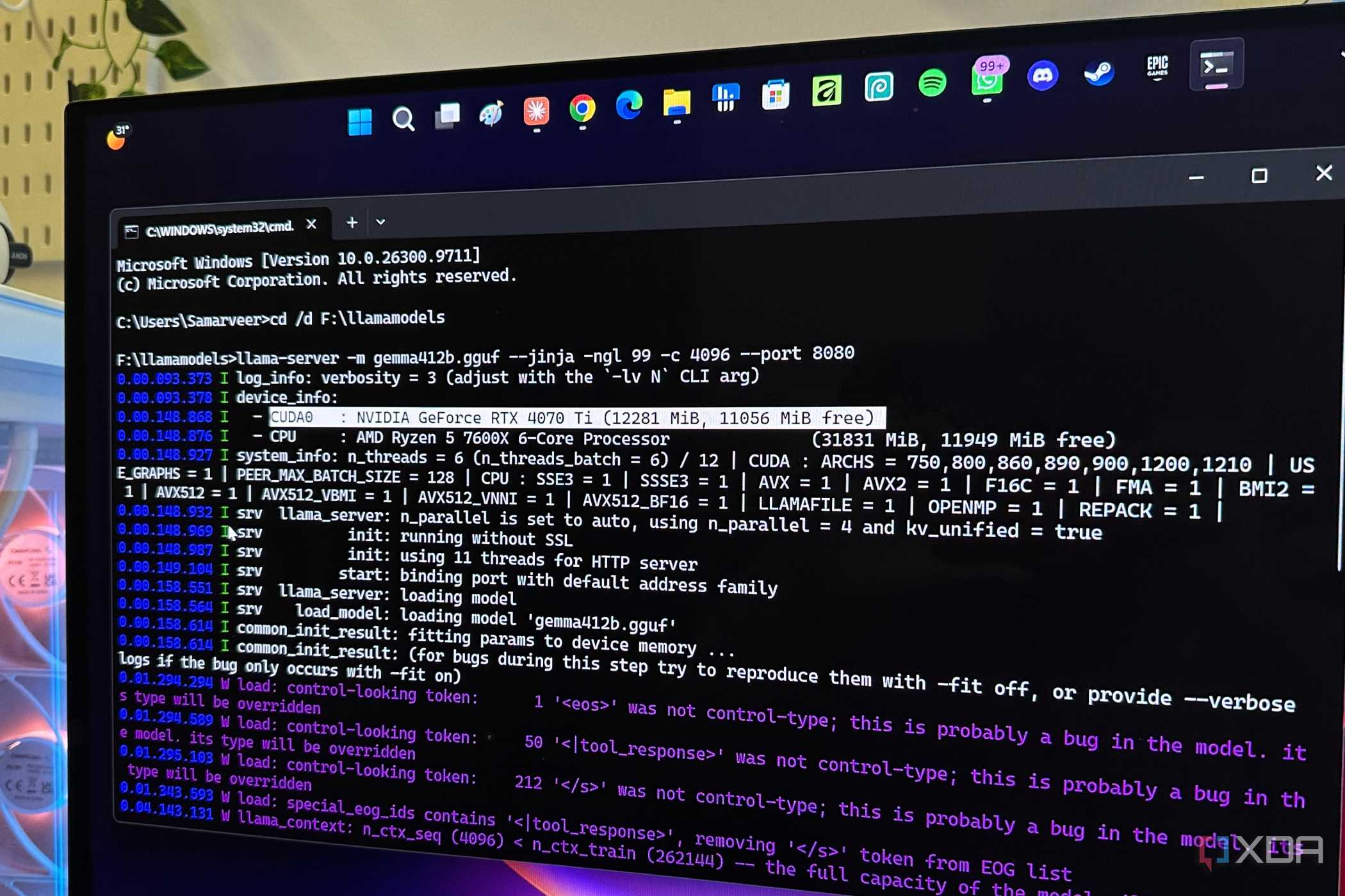 llama-cpp-loading-gemma-4-9b-into-nvidia-rtx-4070-ti-gpu