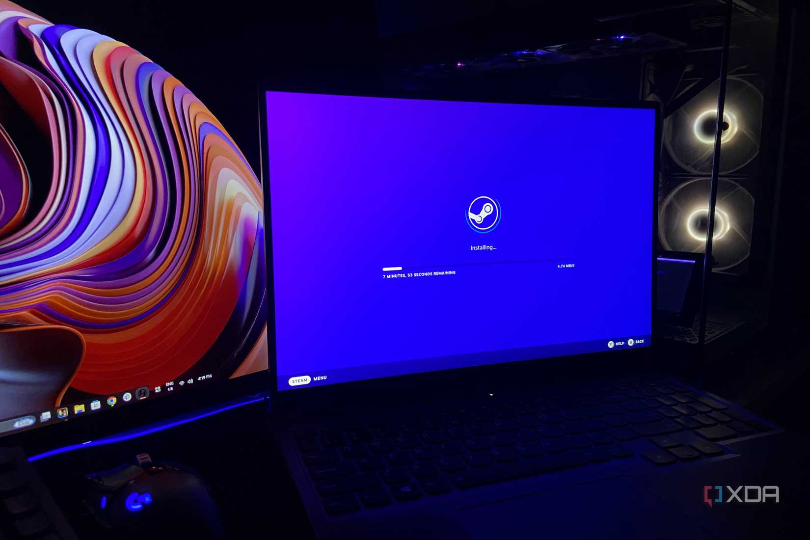 Installing Bazzite on a Windows 11 laptop.