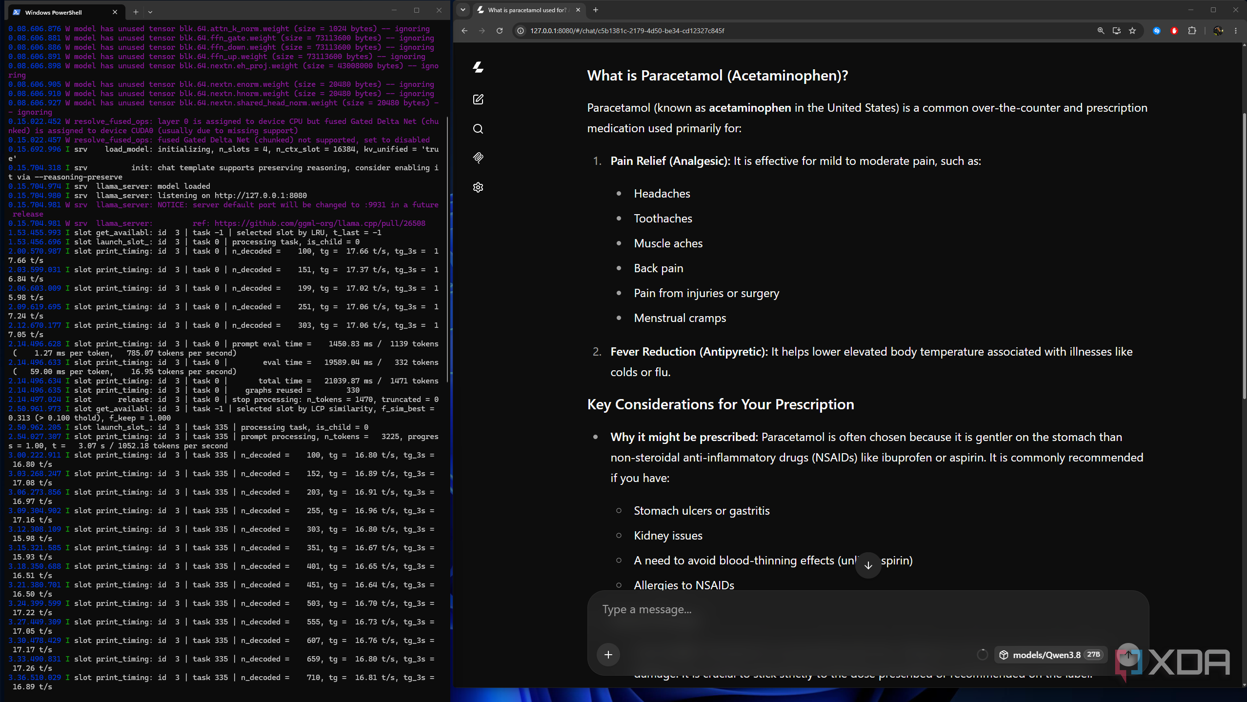 Demonstrating various use-cases for local LLMs.