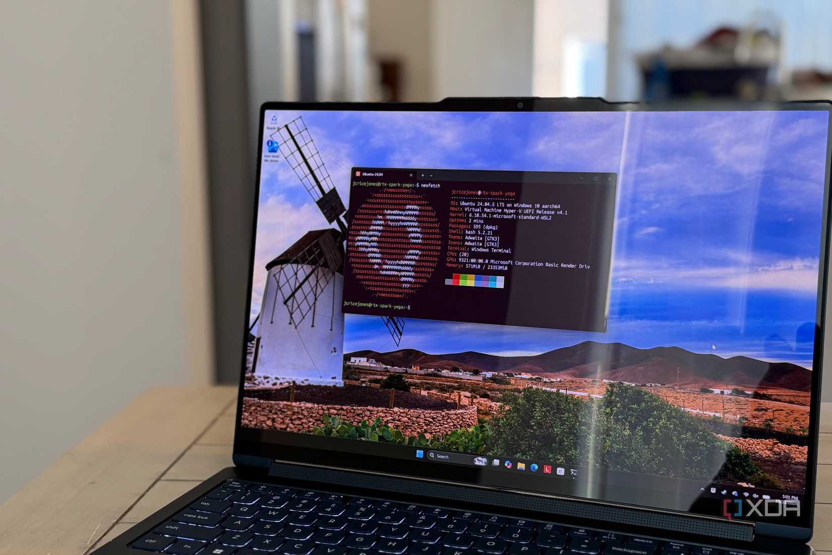 neofetch wsl2 rtx spark