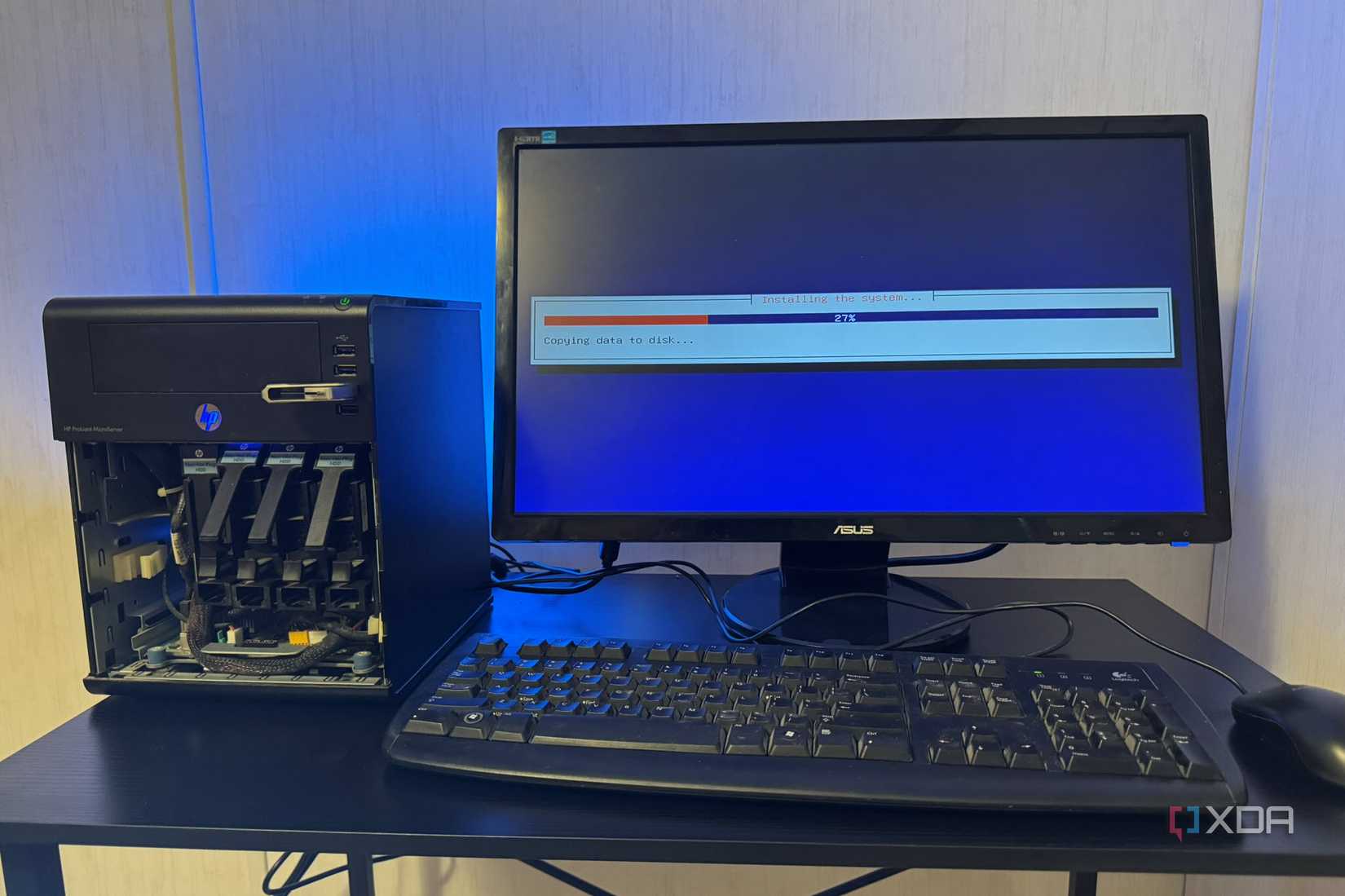 Установка OpenMediaVault на старый сервер HP ProLiant