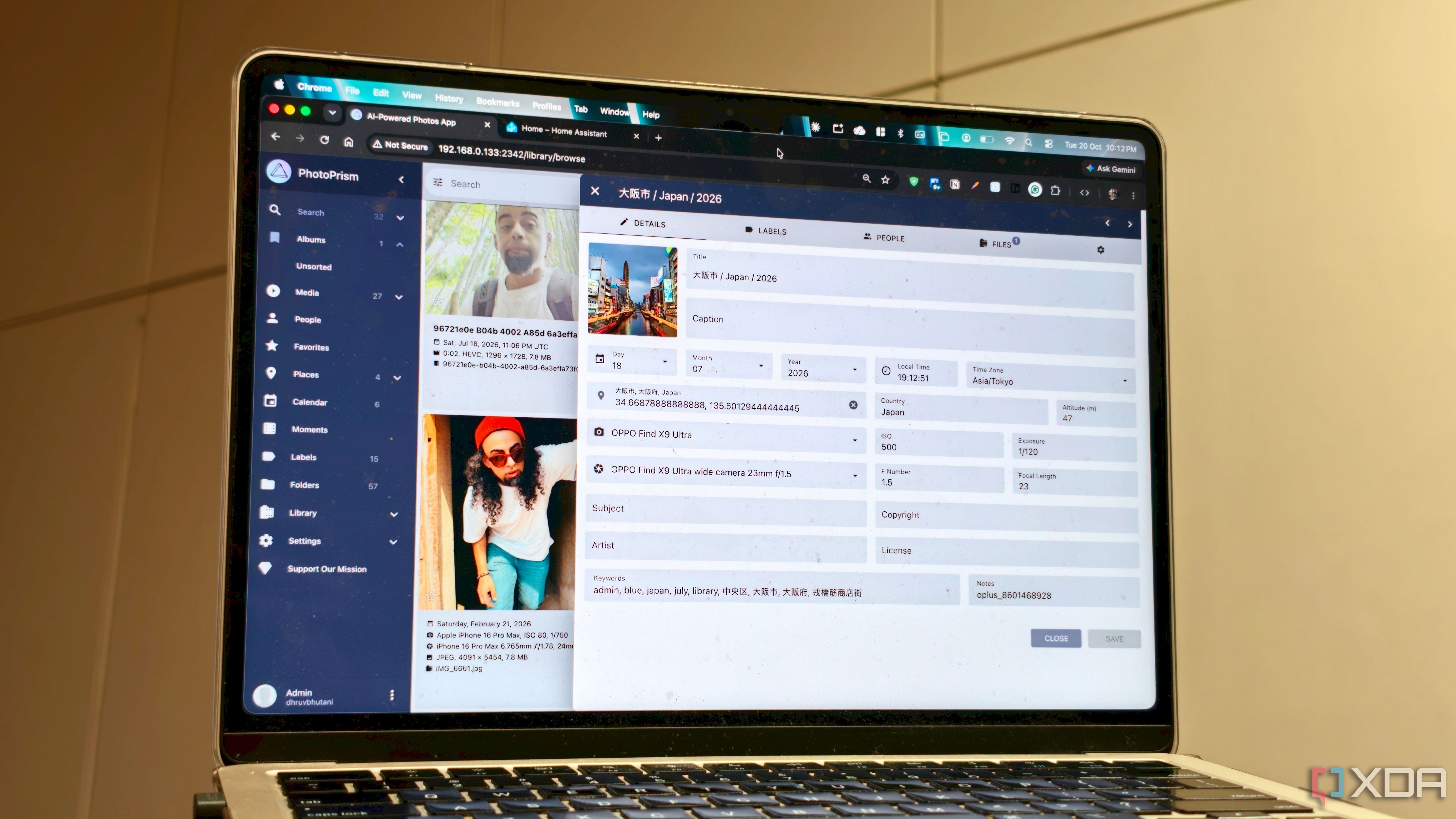 PhotoPrism on Mac