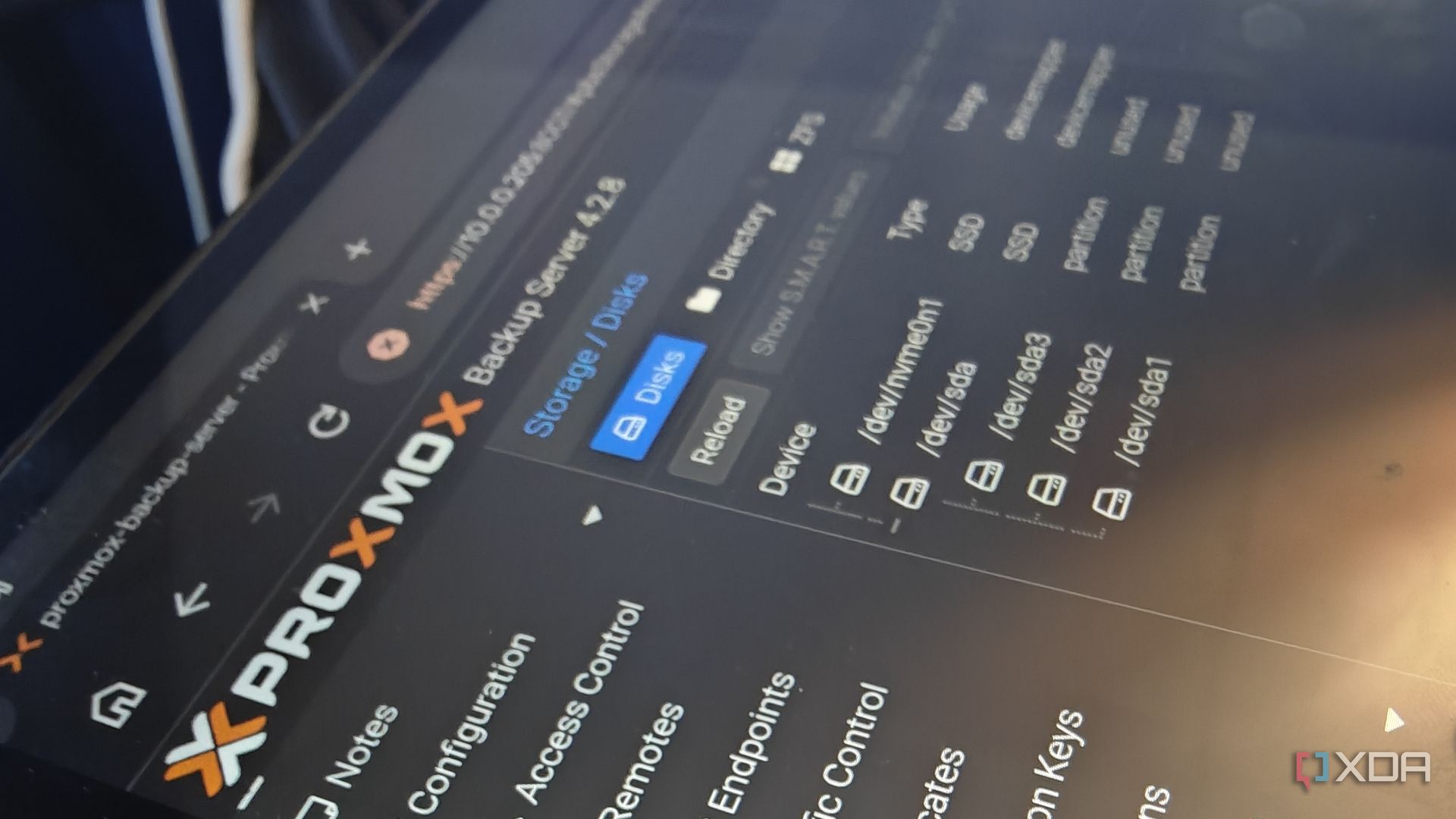 Proxmox Backup server 4.2.8