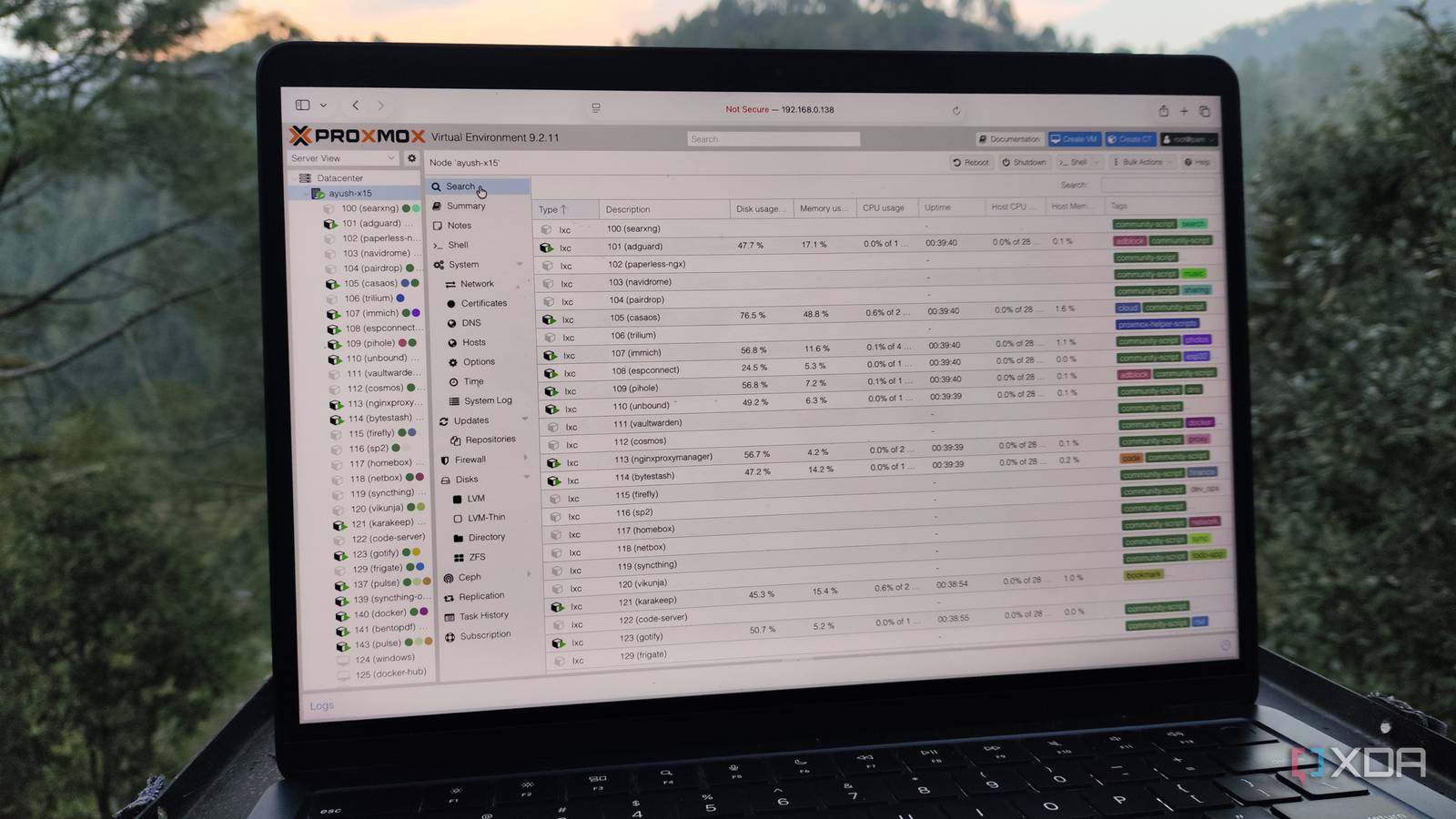 I ditched Proxmox VMs and moved heavy projects to LXCs, and superior ...