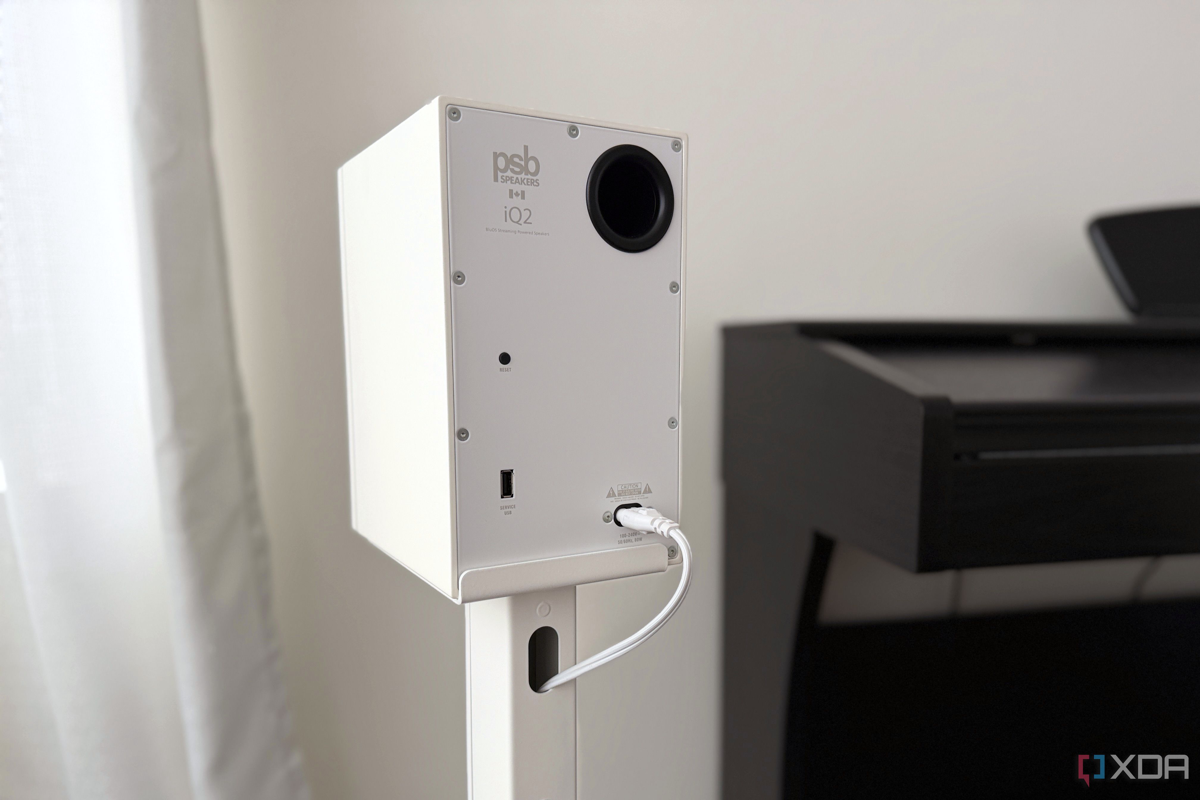psb iq2 secondary speaker seen from the rear
