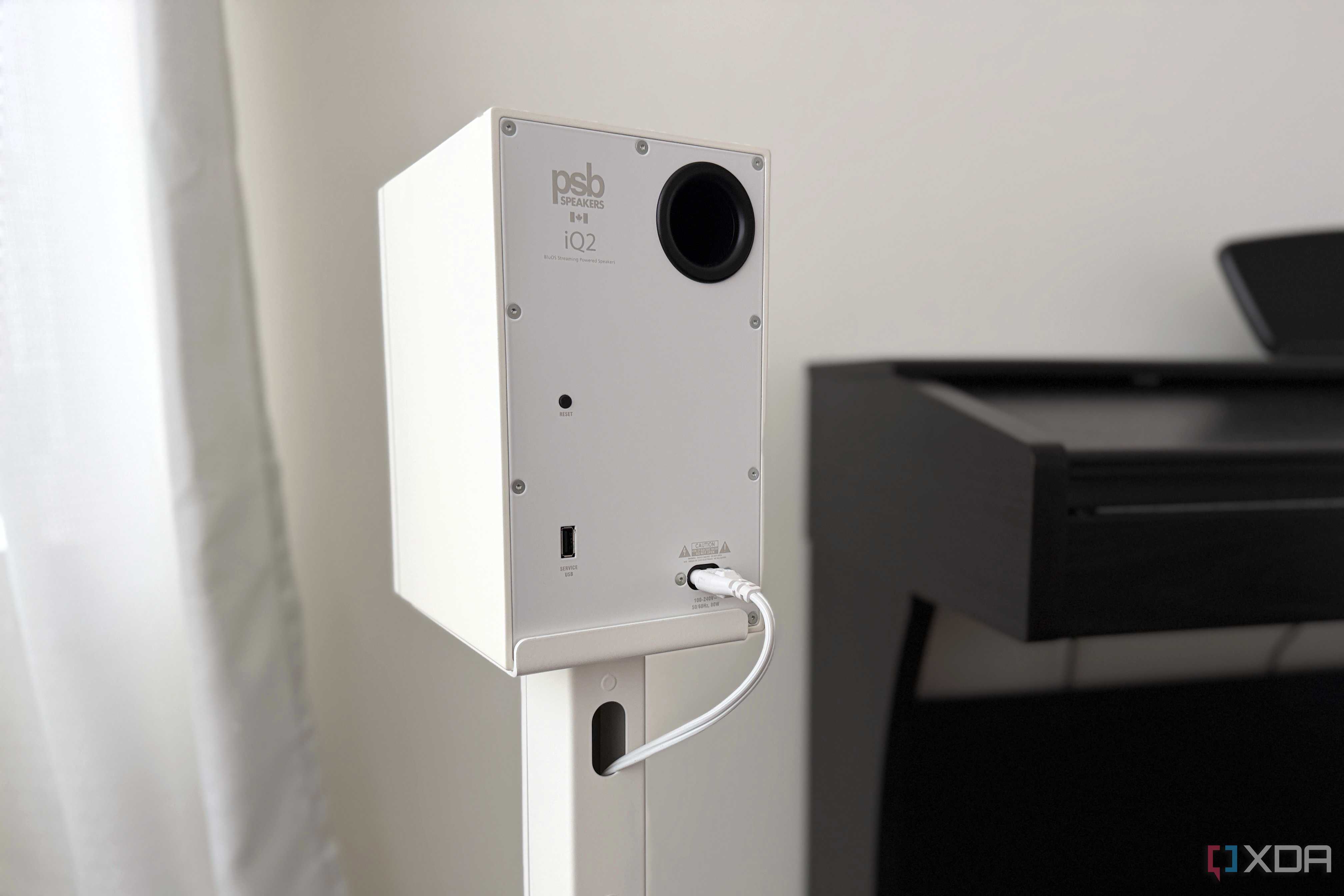 psb iq2 secondary speaker seen from the rear