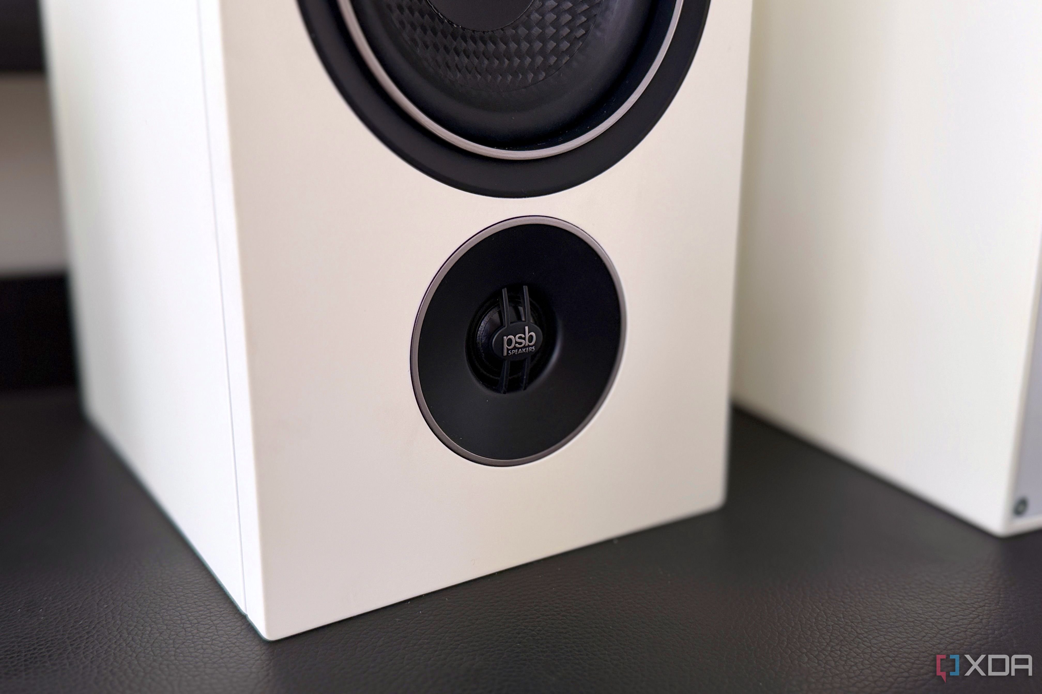 psb iq2 tweeter shown in closeup
