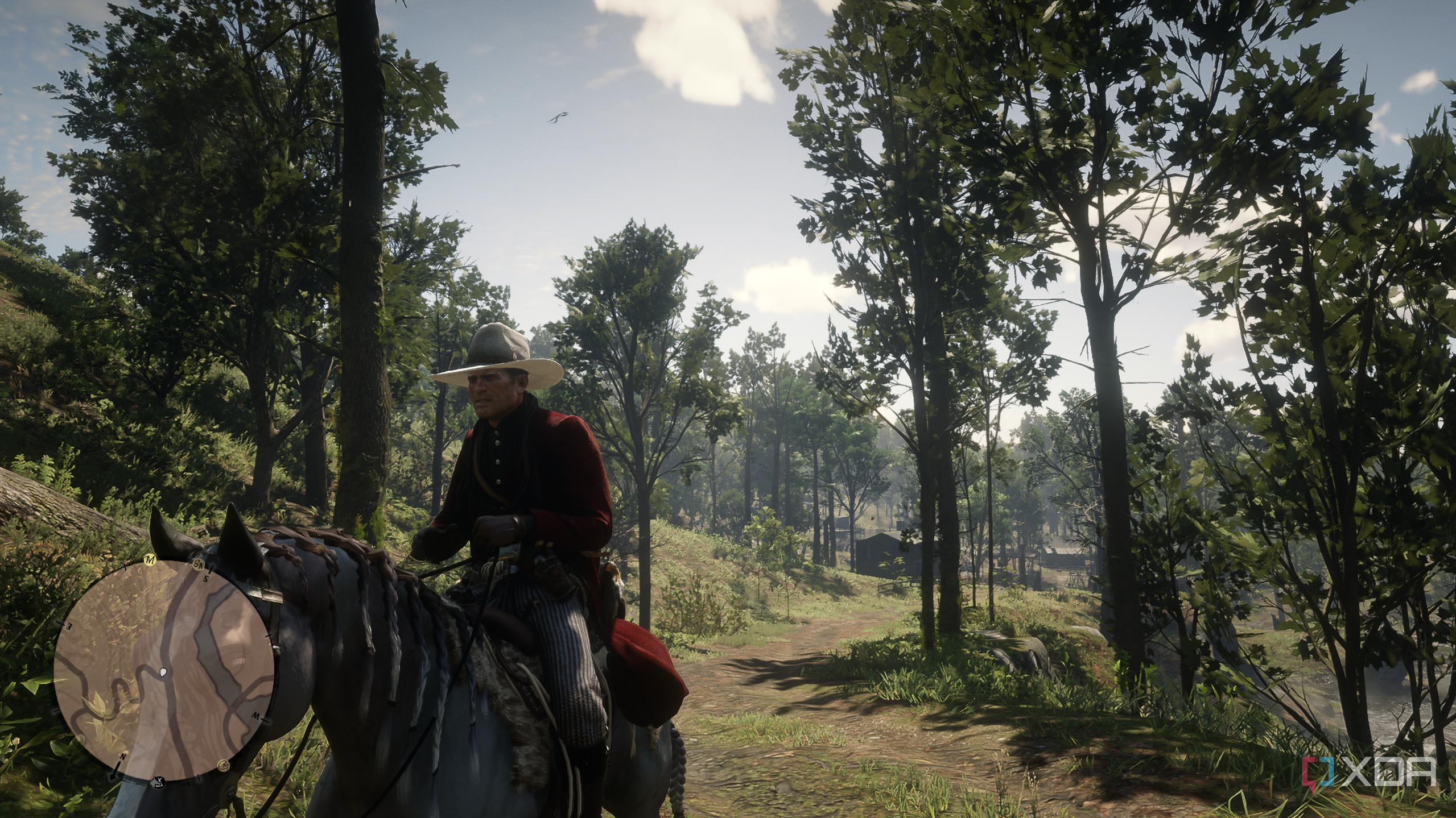 A gameplay screenshot from Red Dead Redemption 2.