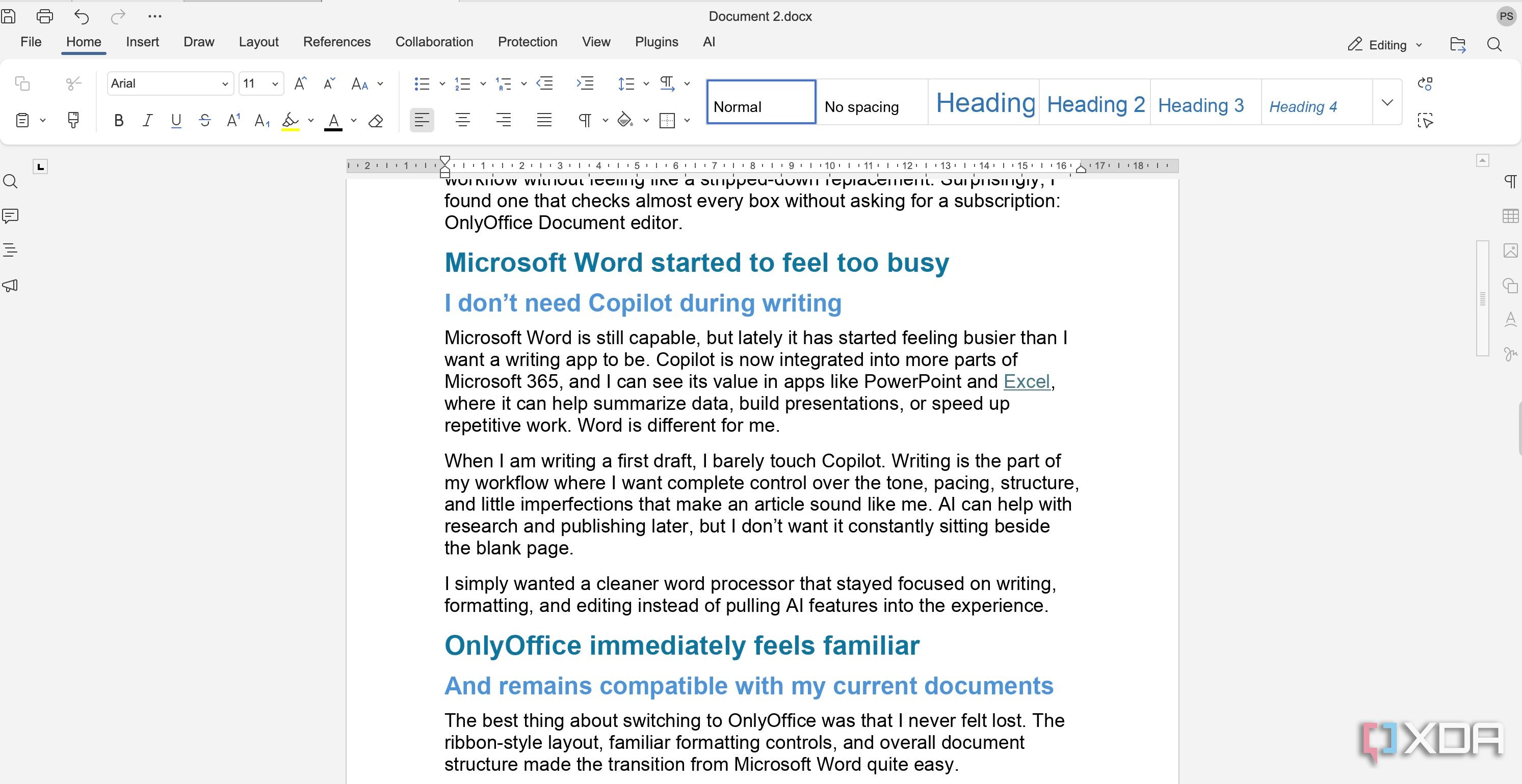 бесплатная альтернатива Microsoft Word — иллюстрация 3 к материалу