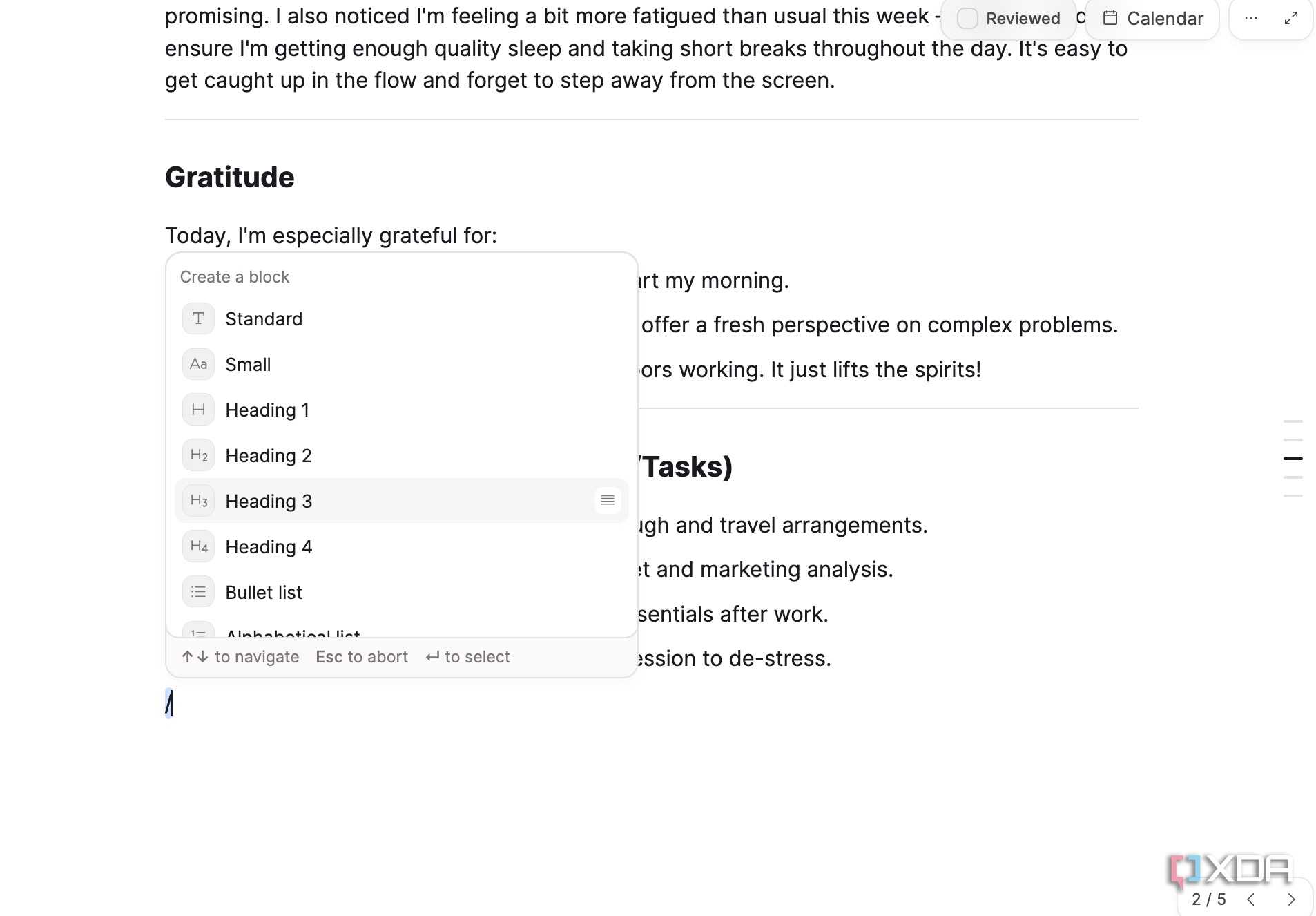 Capacities block editor