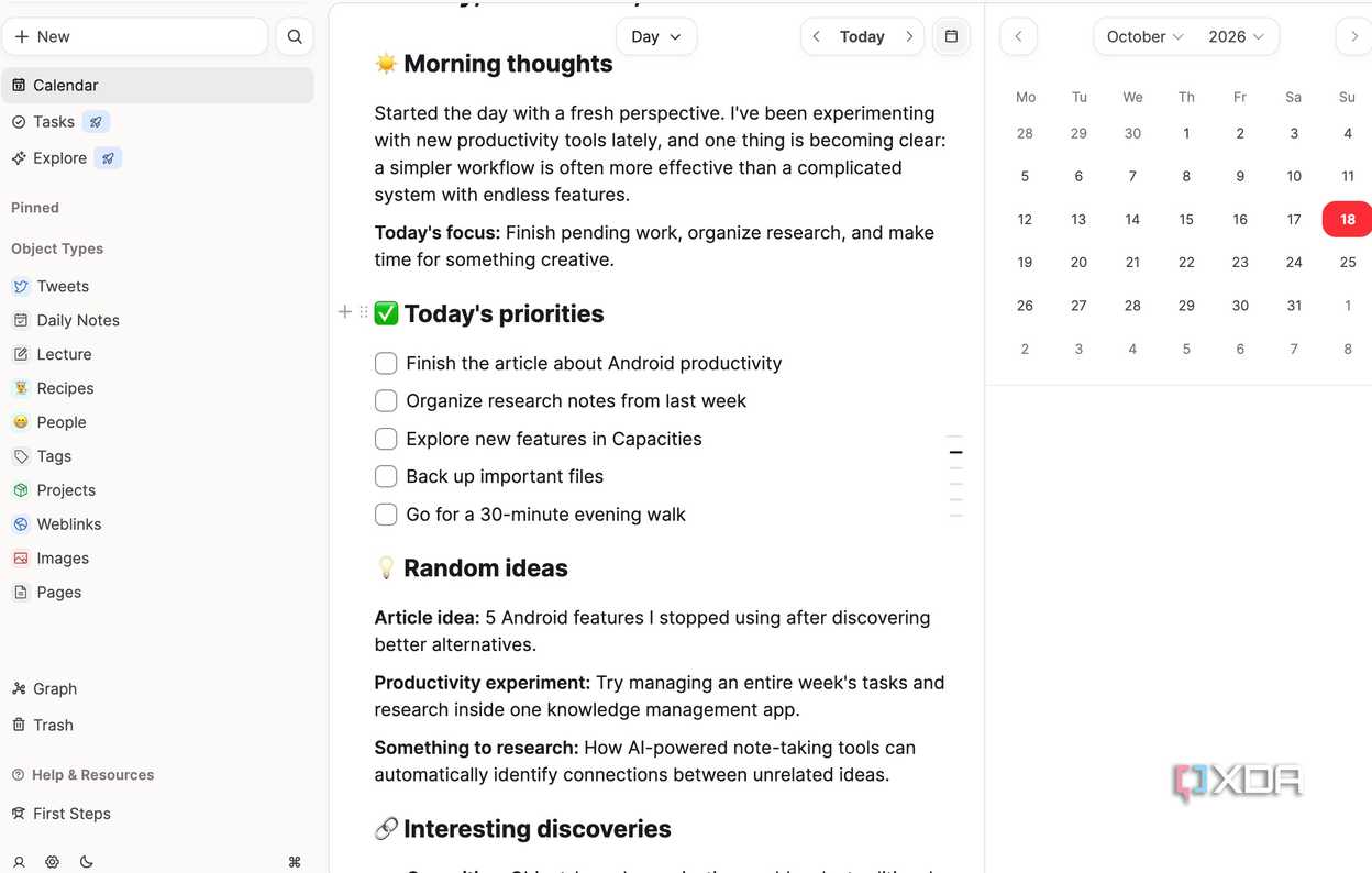 Как универсальный инструмент управления знаниями заменил Obsidian, Google Keep и OneNote