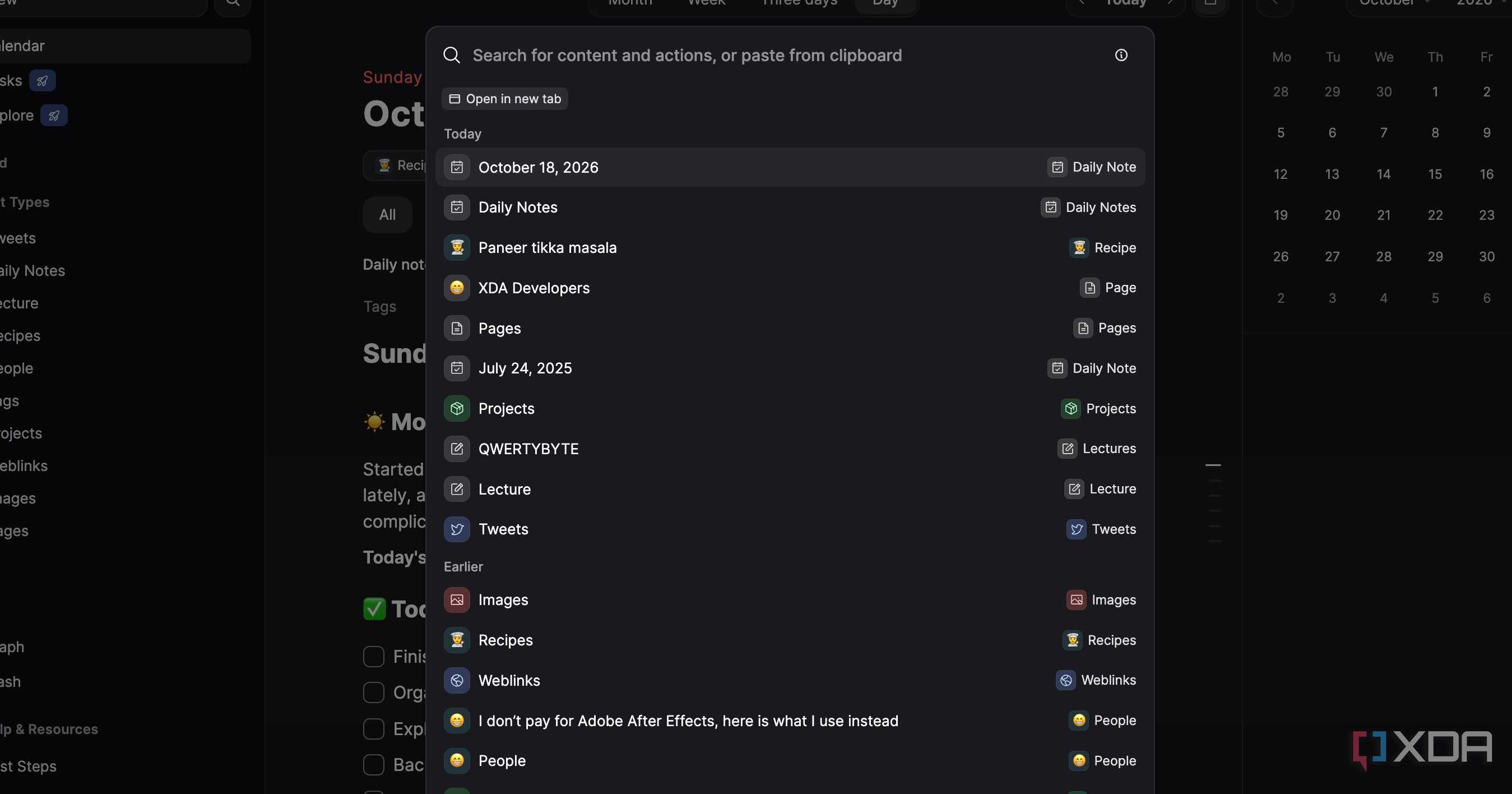 Capacities dark mode