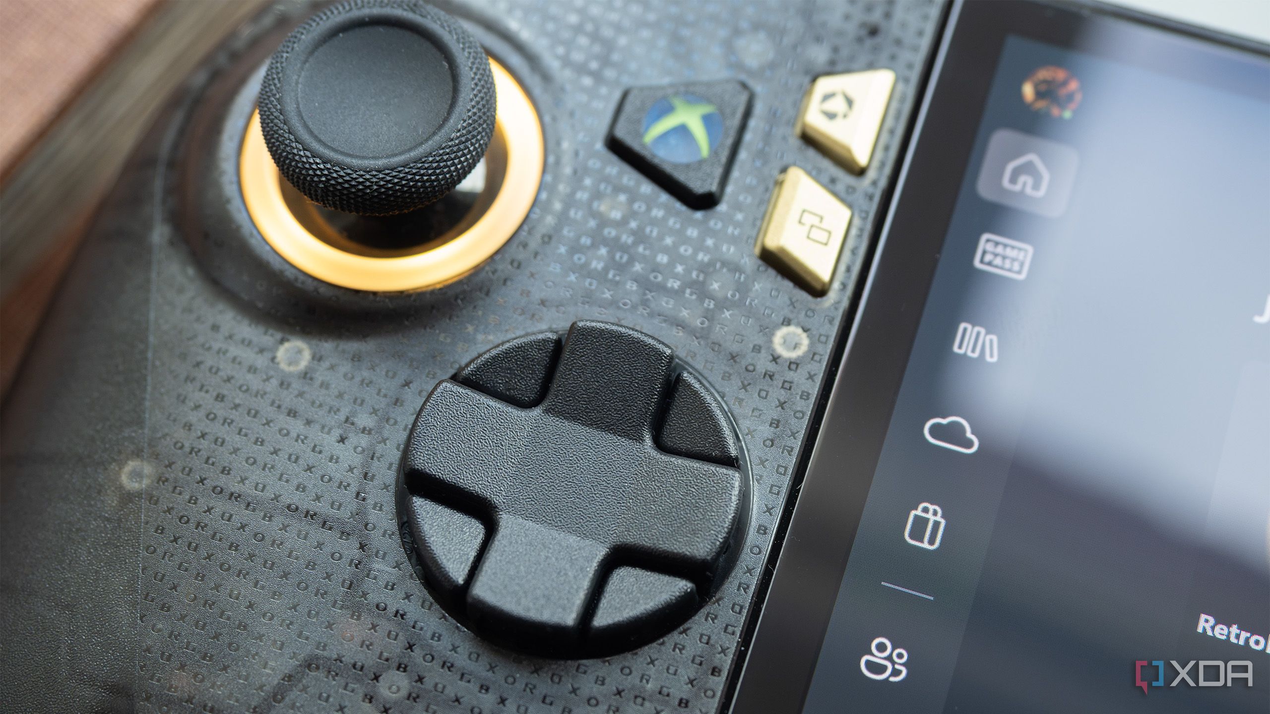 The ROG Xbox Ally X20's d-pad