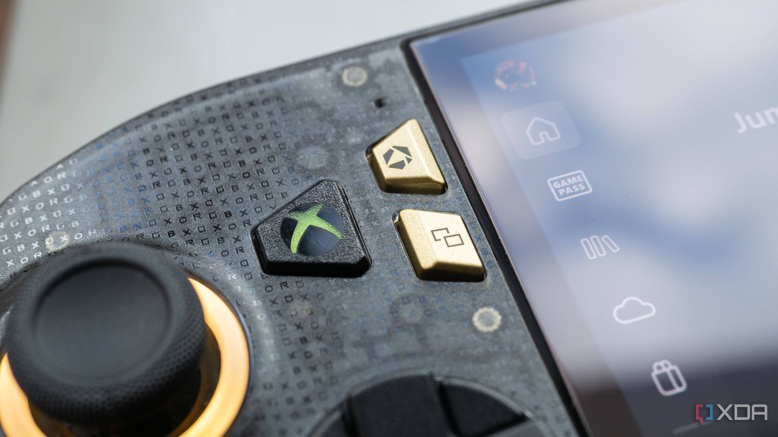 The ROG Xbox Ally X20's Xbox button